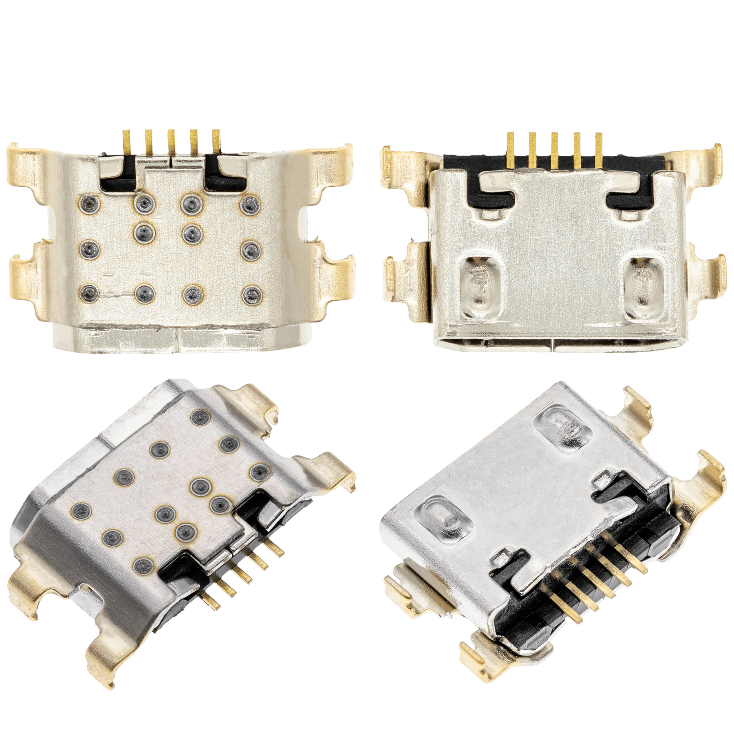 Ladebuchse Löten erforderlich - 05 Pin - Micro B - 4 Anchor Points (C362) – Bild 2