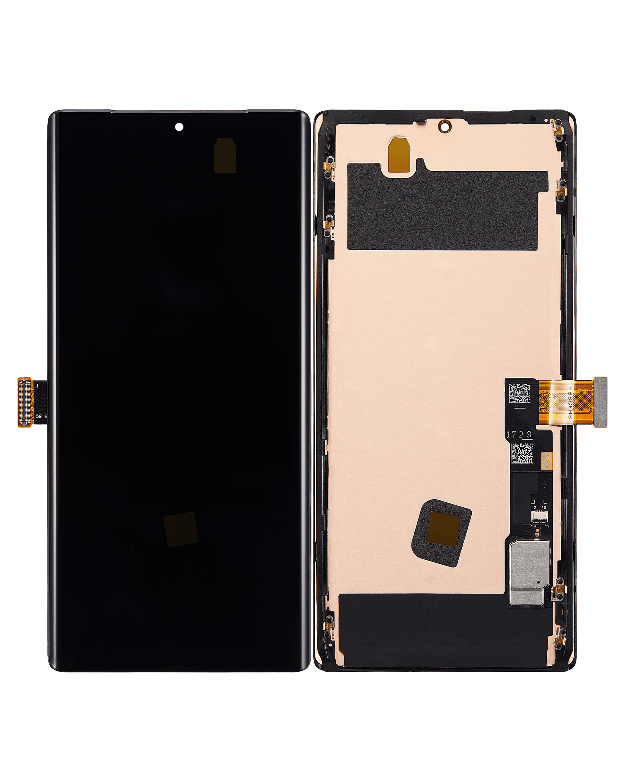 OLED Display mit Rahmen (ohne Fingerprint Sensor) für Google Pixel 6 Pro (Aftermarket Plus) – Bild 2