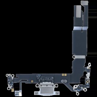 Ladebuchse Baugruppe für iPhone 16 (mmWave) (Original) (White (Weiß))
