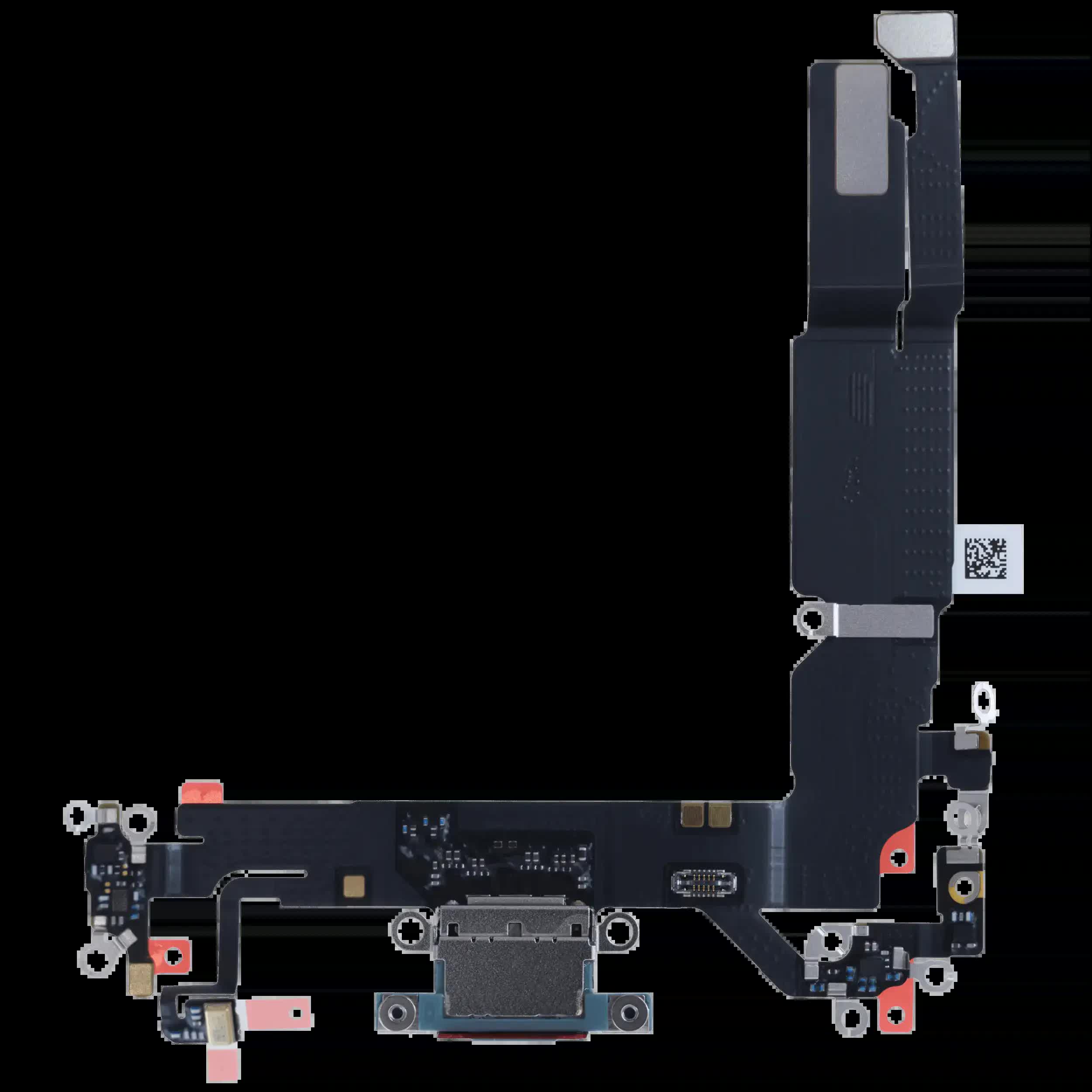 Ladebuchse Baugruppe für iPhone 16 (mmWave) (Original) (Teal)