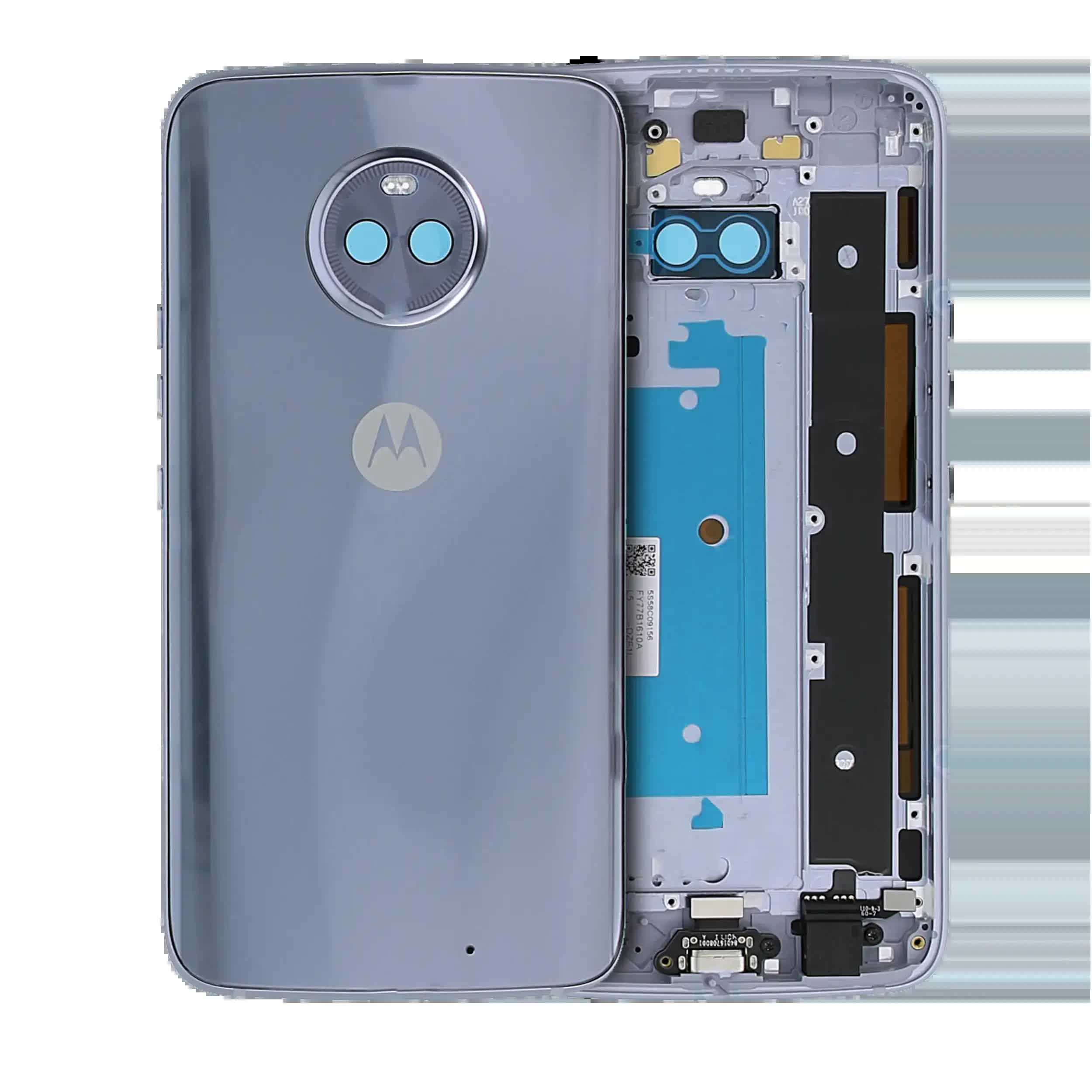 Rückgehäuse für Motorola Moto X4 (XT1900 / 2017) (Original) (Blue (Blau))