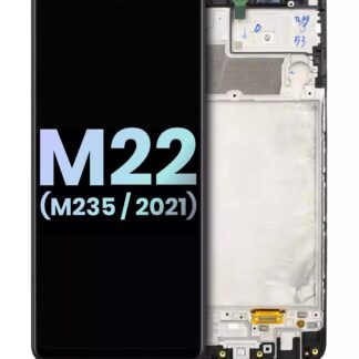 LCD Display mit Rahmen für Samsung Galaxy M22 (M235 / 2021) (Service Pack)