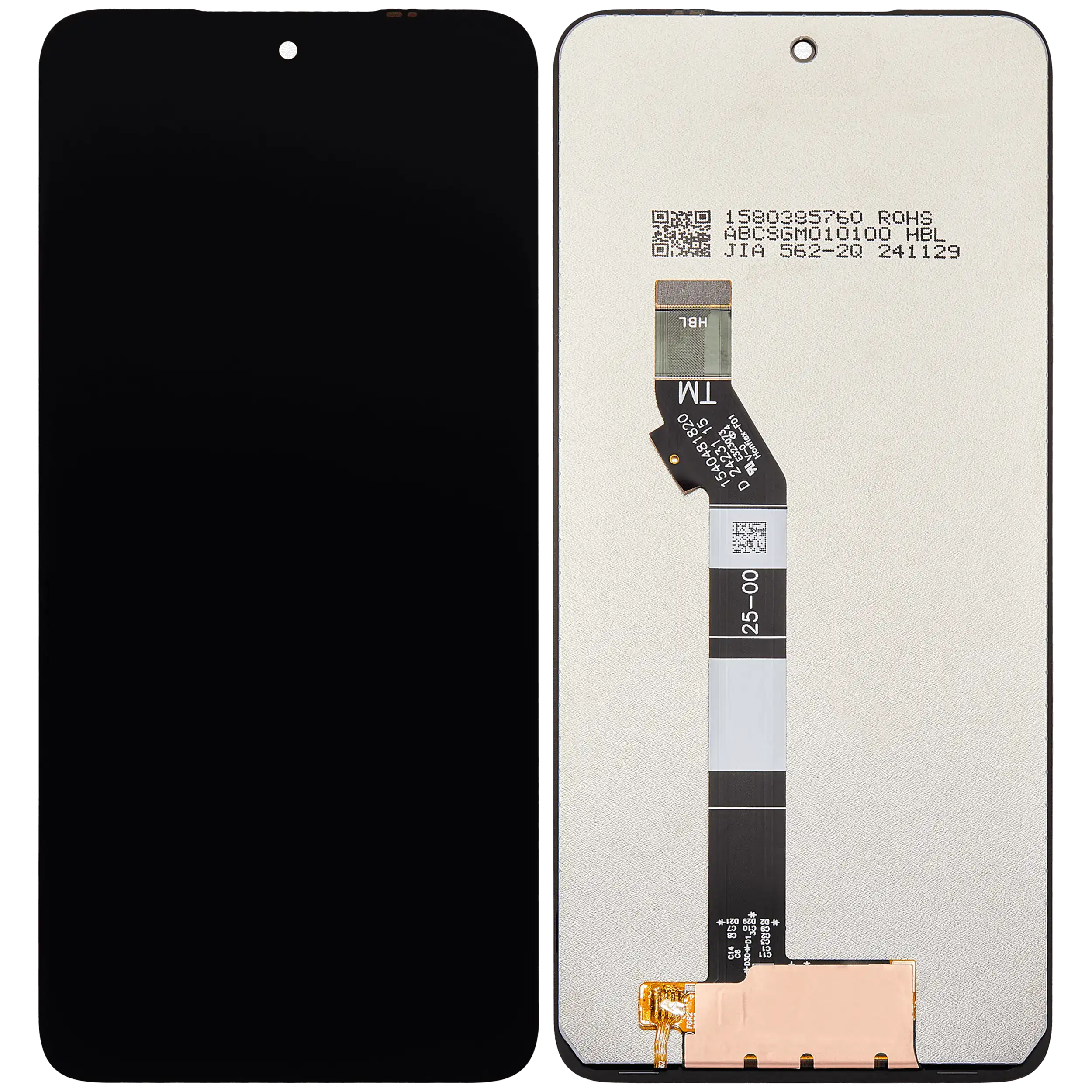 LCD Display ohne Rahmen für Motorola Moto G35 5G (XT2433 / 2024) (professionell aufgearbeitet) – Bild 2