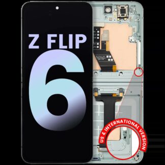 Inner OLED Display mit Rahmen für Samsung Galaxy Z Flip 6 5G (US & International) (Service Pack) (Mint)