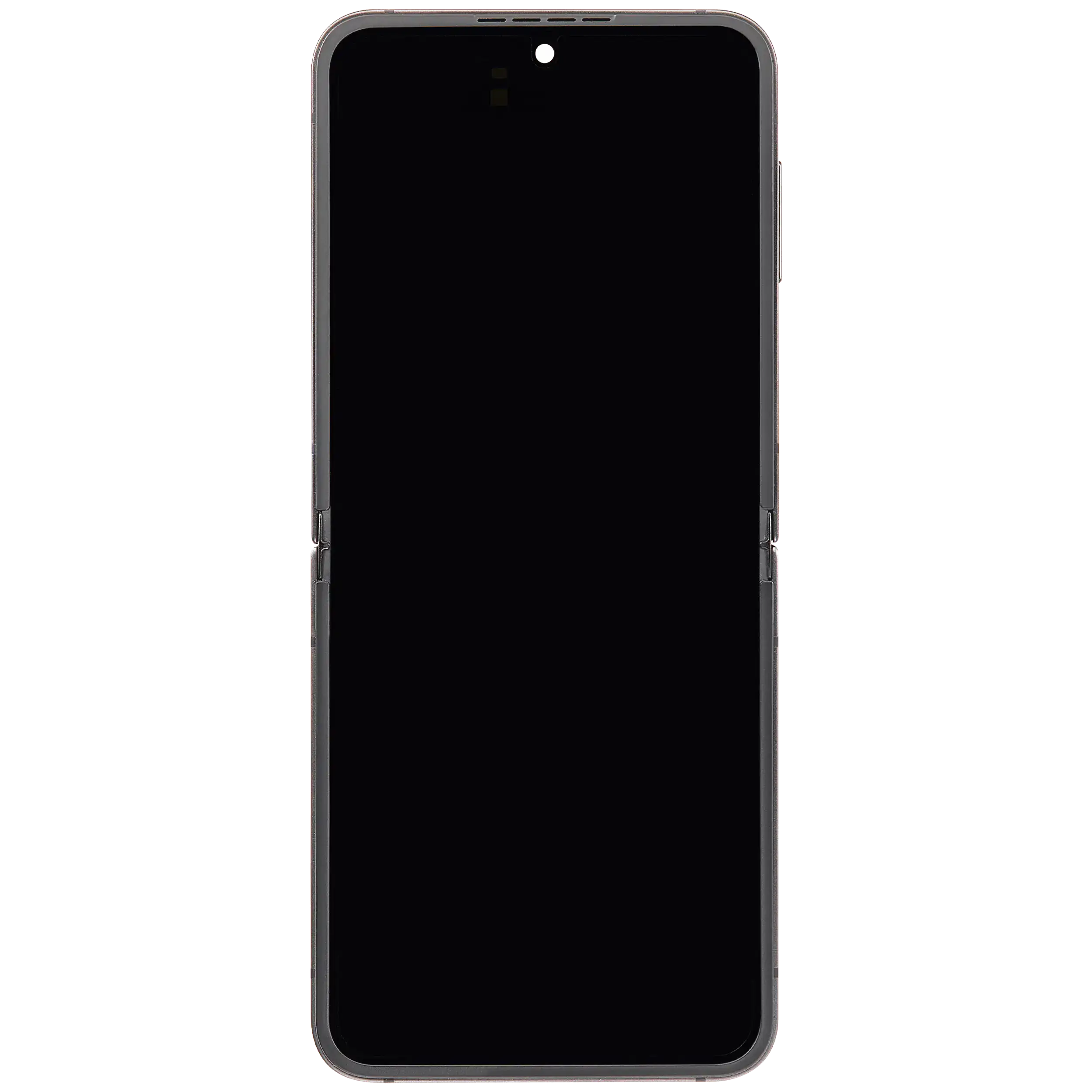 Inner OLED Display mit Rahmen für Samsung Galaxy Z Flip 6 5G (US & International) (Service Pack) (Silver Shadow) – Bild 3