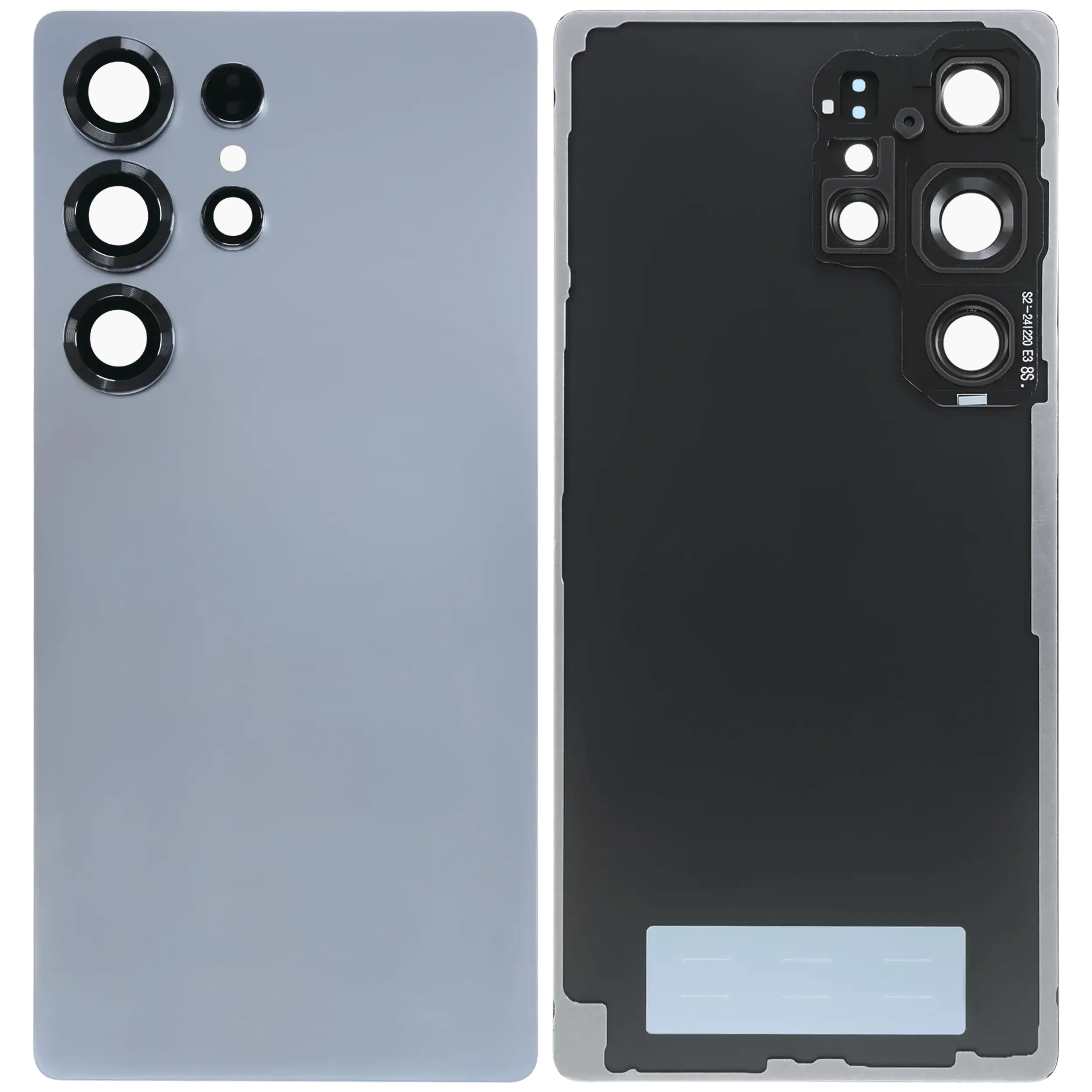 Rückdeckelglas mit Kameraglas für Samsung Galaxy S25 Ultra 5G (Service Pack) (Titanium Silver Blue) – Bild 2