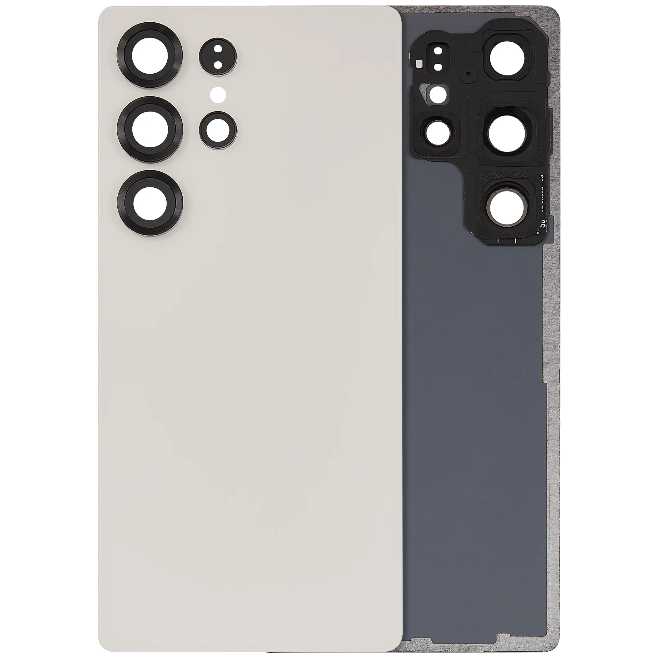 Rückdeckelglas mit Kameraglas für Samsung Galaxy S25 Ultra 5G (Service Pack) (Titanium Gray (Grau)) – Bild 5