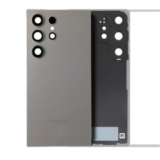 Rückdeckelglas mit Kameraglas für Samsung Galaxy S25 Ultra 5G (Service Pack) (Titanium Gray (Grau))
