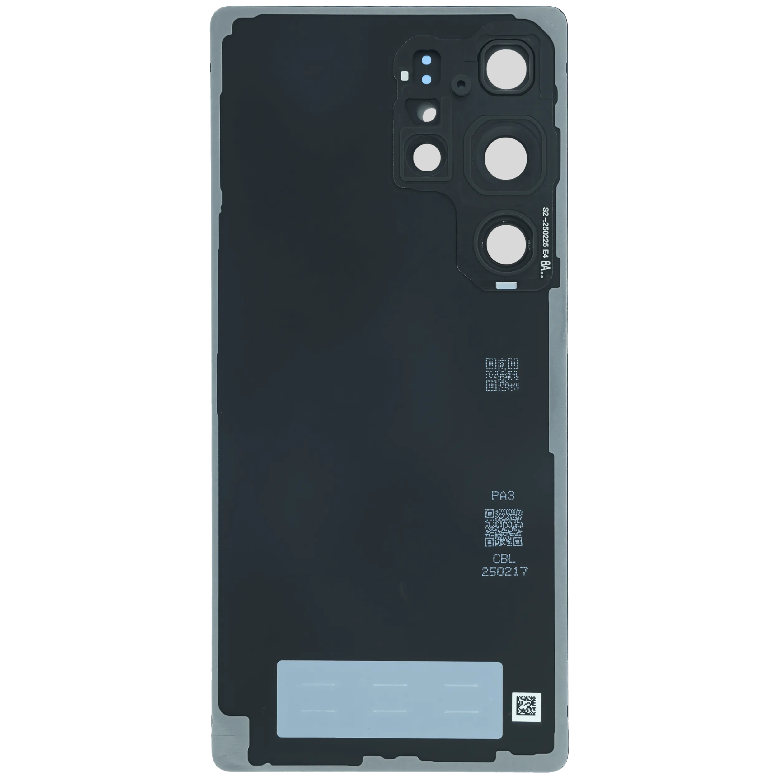 Rückdeckelglas mit Kameraglas für Samsung Galaxy S25 Ultra 5G (Service Pack) (Titanium Black) – Bild 4
