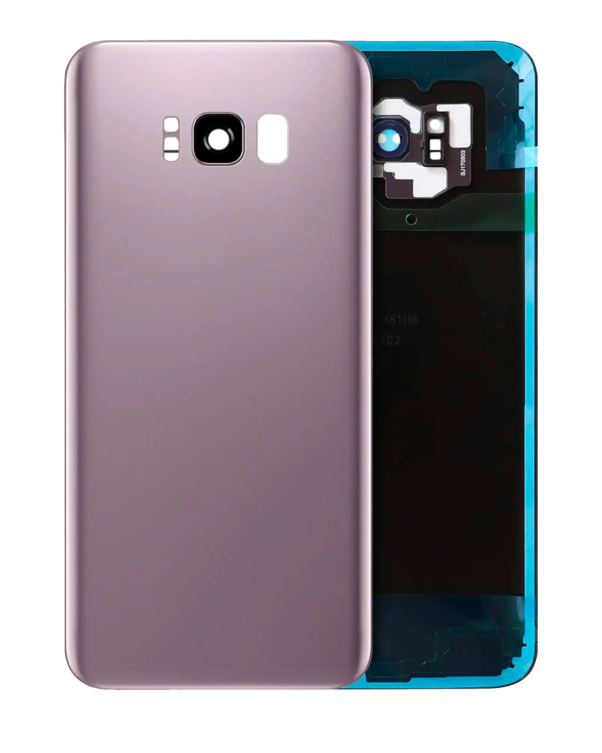 Rückdeckelglas mit Kameraglas für Samsung Galaxy S25 Ultra 5G (Service Pack) (Titanium White Silver) – Bild 4