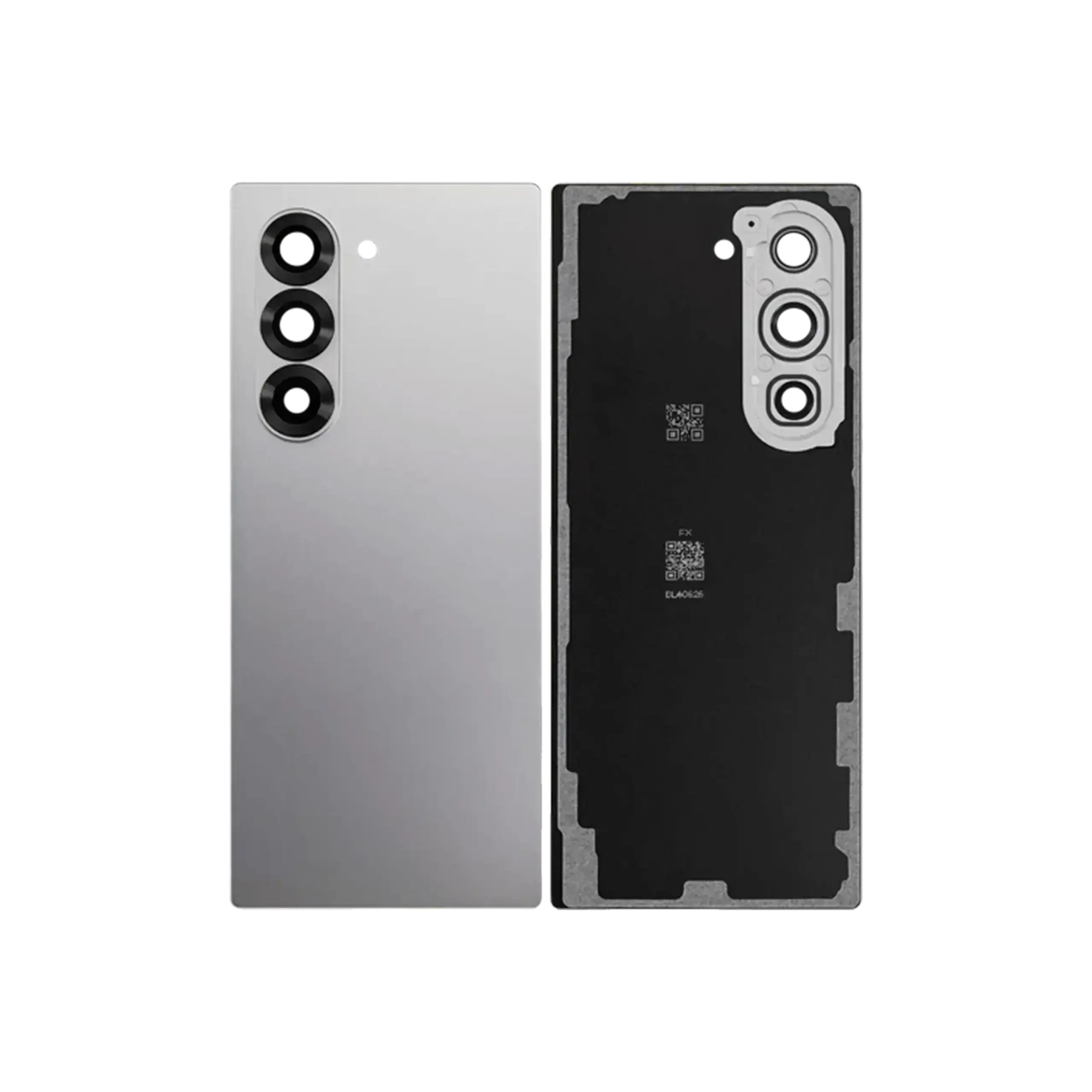 Rückdeckelglas mit Kameraglas für Samsung Galaxy Z Fold 6 5G (Service Pack) (Silver Shadow) – Bild 2