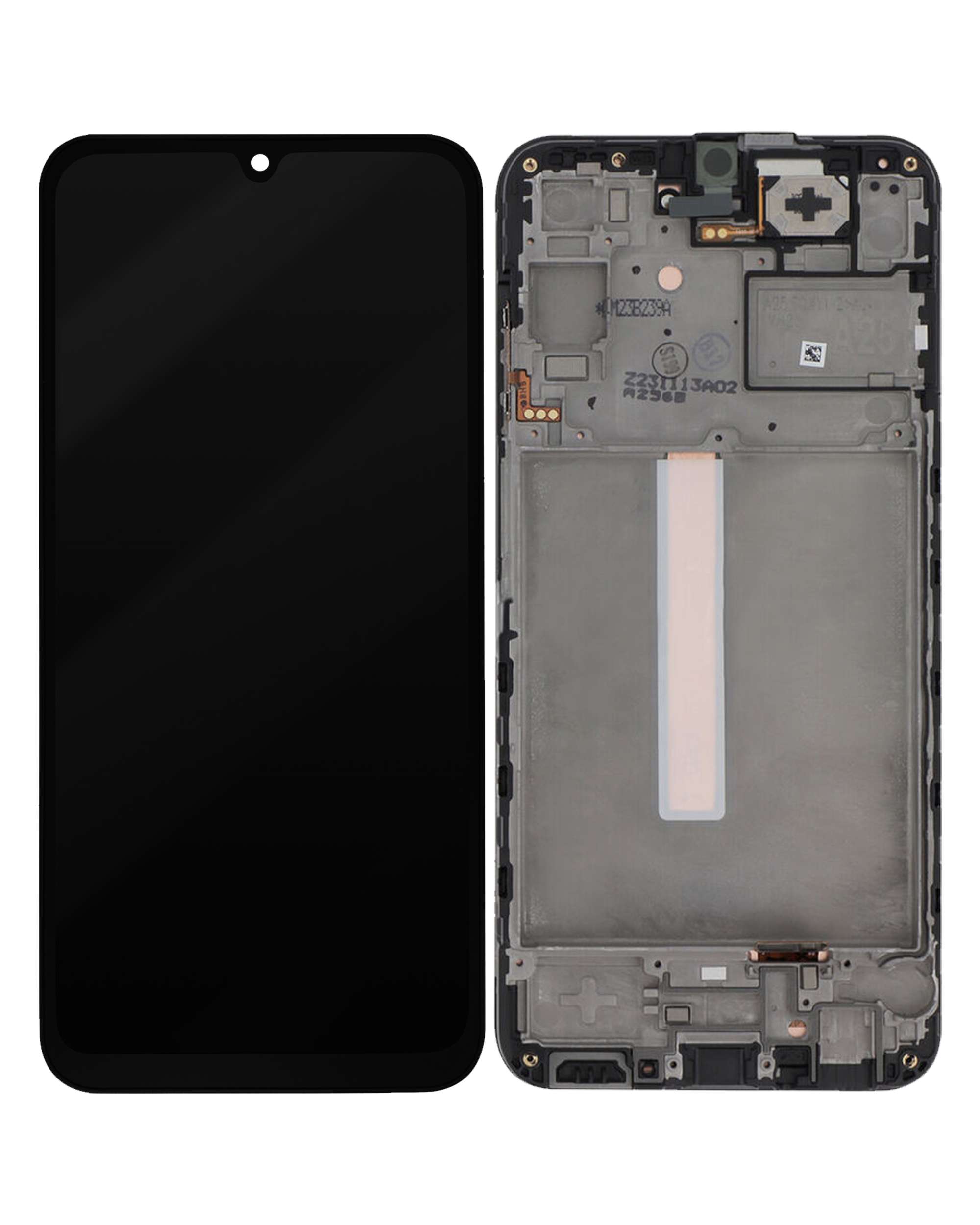 OLED Display mit Rahmen für Samsung Galaxy A25 5G (A256 / 2023) (Service Pack) – Bild 3