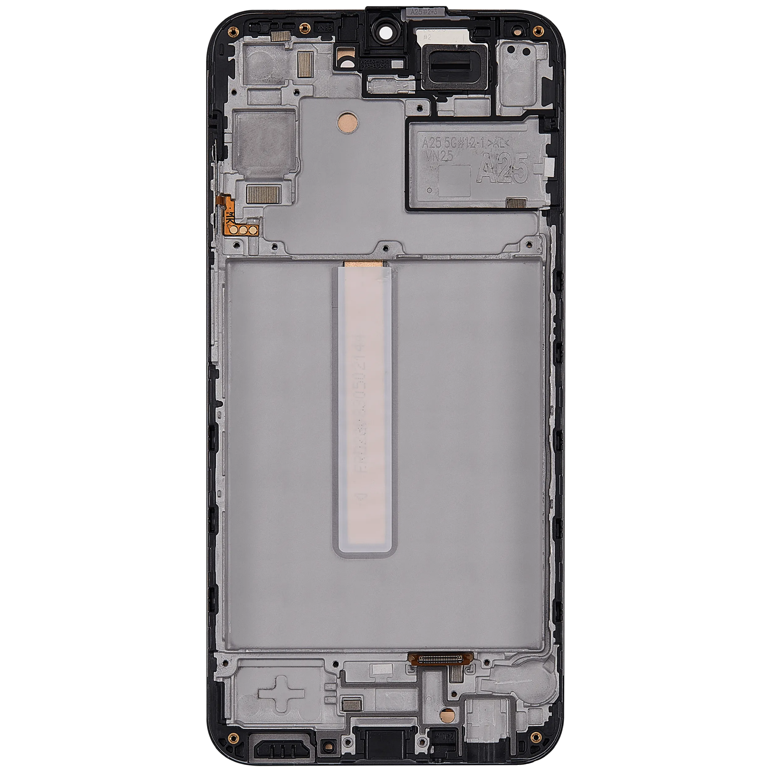 OLED Display mit Rahmen für Samsung Galaxy A25 5G (A256 / 2023) (6.46")(Aftermarket Plus) – Bild 4