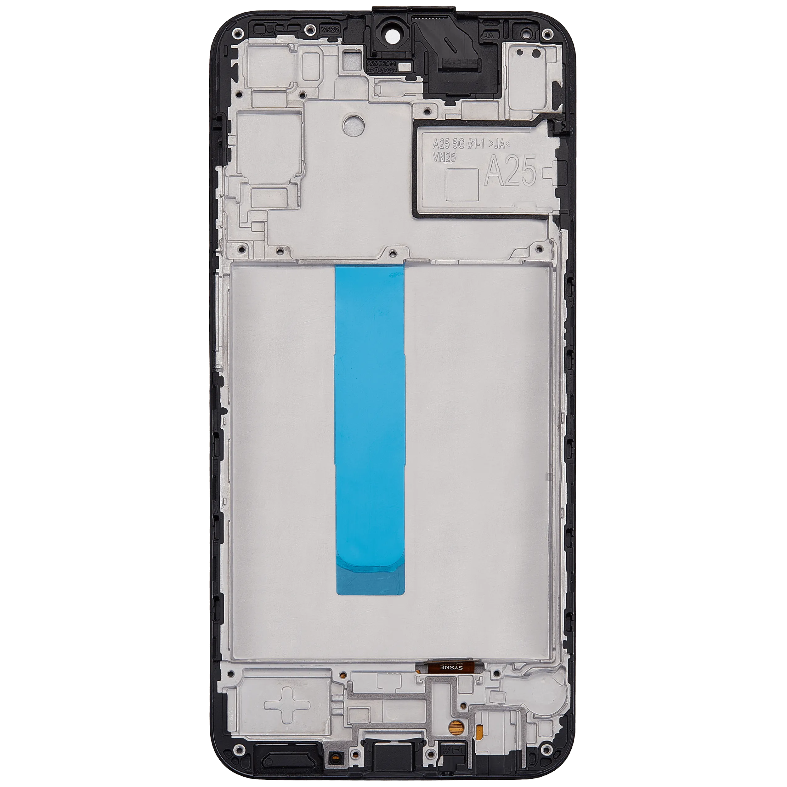 LCD Display mit Rahmen für Samsung Galaxy A25 5G (A256 / 2023) (Aftermarket: incell ) – Bild 4