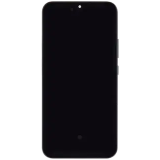 OLED Display mit Rahmen für Samsung Galaxy A34 5G (A346 / 2023) (6.46") (Aftermarket Plus) (Graphite)