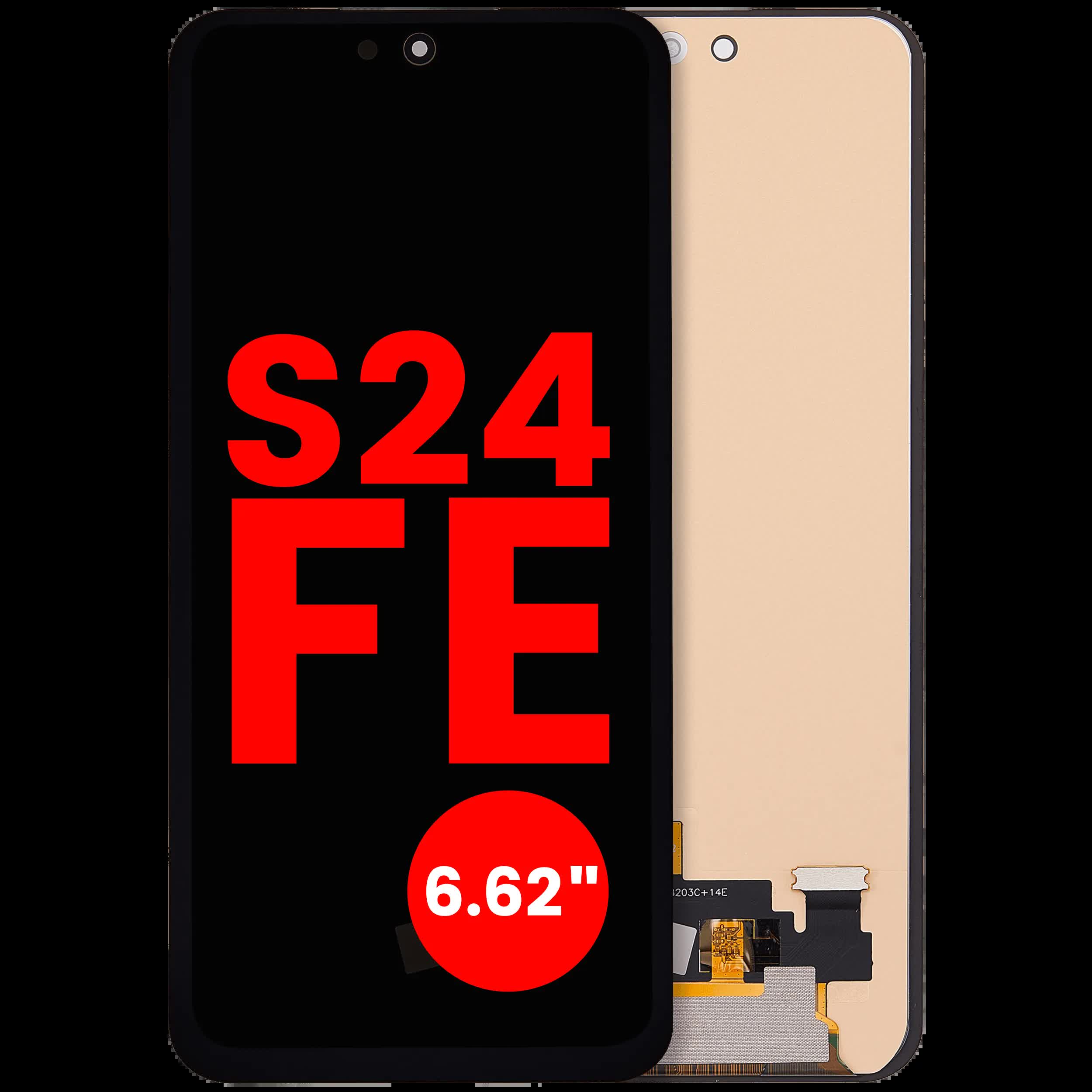 OLED Display ohne Rahmen für Samsung Galaxy S24 FE 5G (6.62") (Aftermarket Plus)