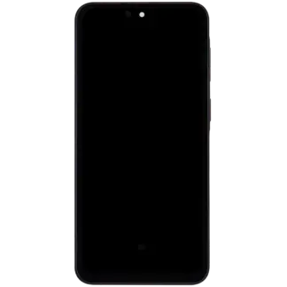 OLED Display mit Rahmen für Samsung Galaxy A37 5G (A376 / 2026) (6.62") (Aftermarket Plus) (Charkoal)