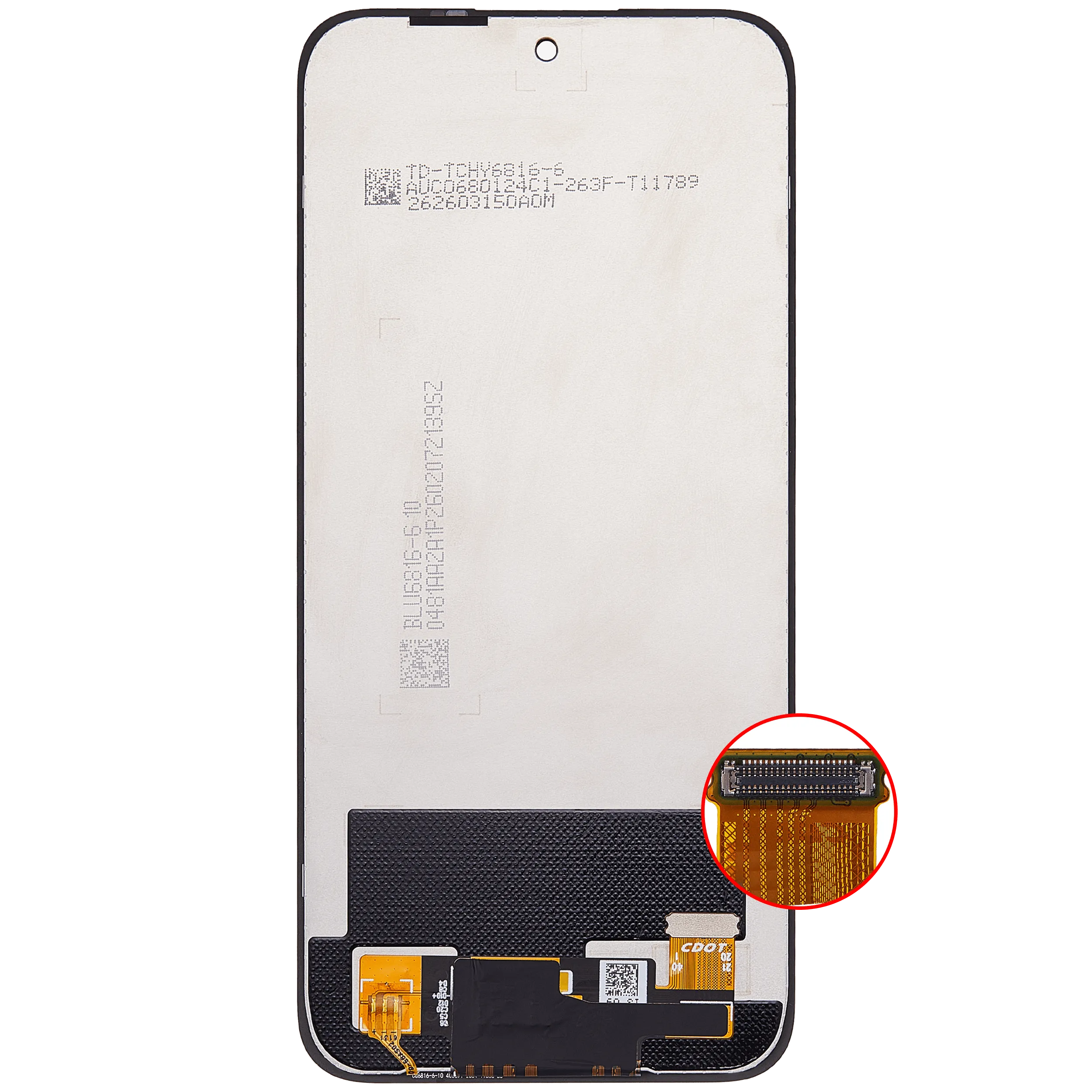 LCD Display ohne Rahmen für TCL NxtPaper 70 Pro 5G (T807D / T807W / T807E ) (Premium) – Bild 4