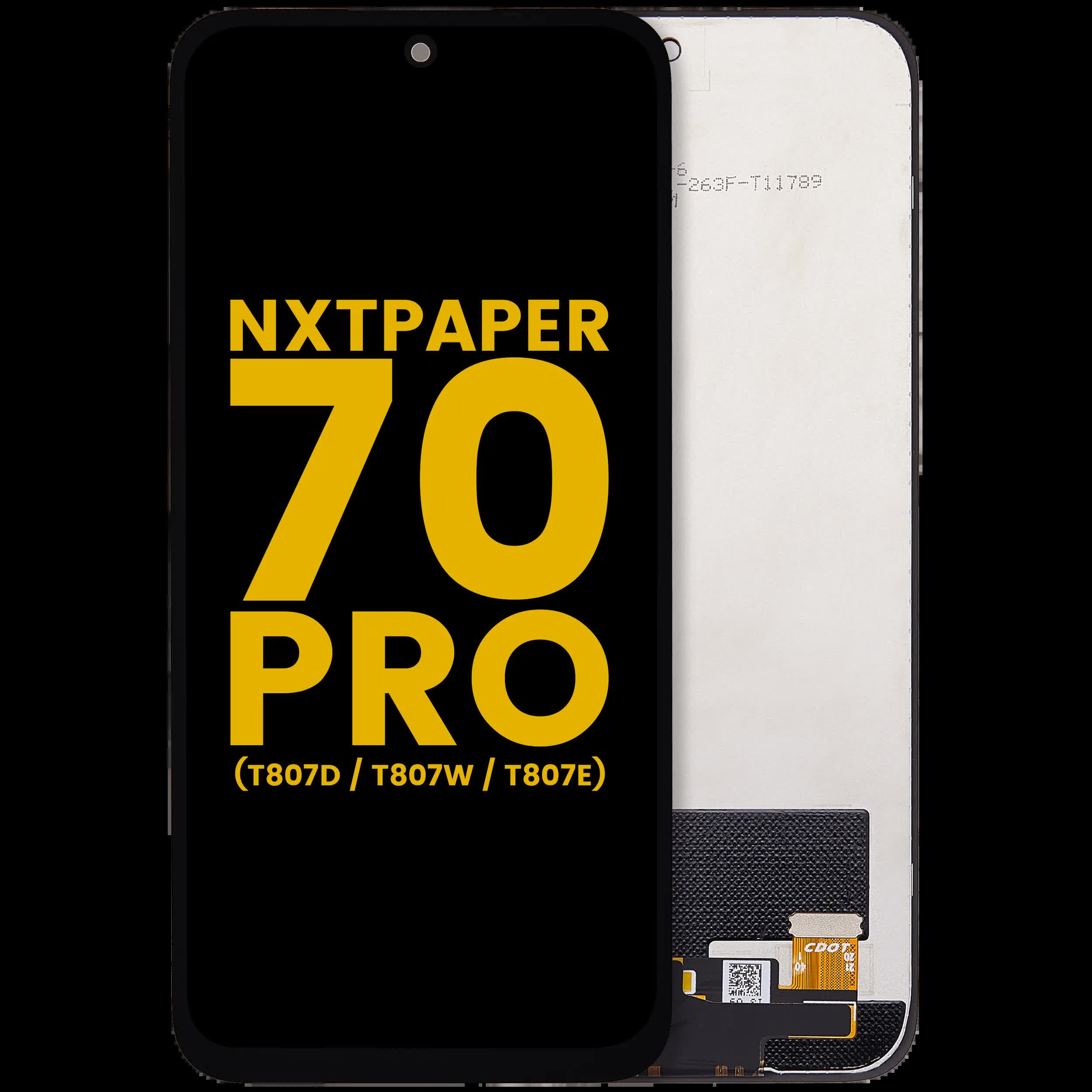 LCD Display ohne Rahmen für TCL NxtPaper 70 Pro 5G (T807D / T807W / T807E ) (Premium)