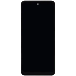 LCD Display mit Rahmen für Motorola Moto G37 (XT2625-4-5 / 2026) / G37 Power (XT2625-3-6 / 2026) (professionell aufgearbeitet)