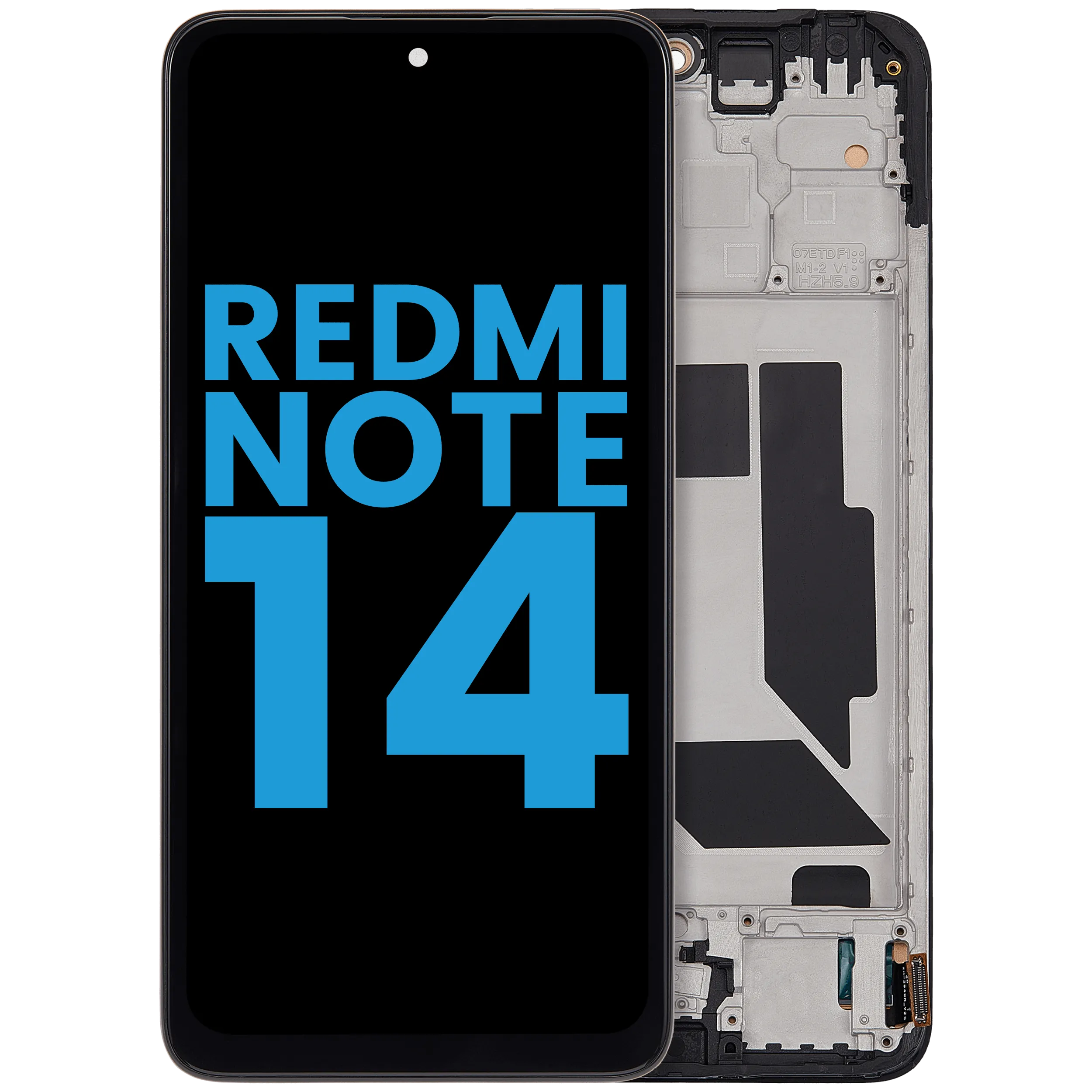OLED Display ohne Rahmen für Xiaomi Redmi Note 14 4G (EU Version) (Aftermarket Plus) – Bild 4
