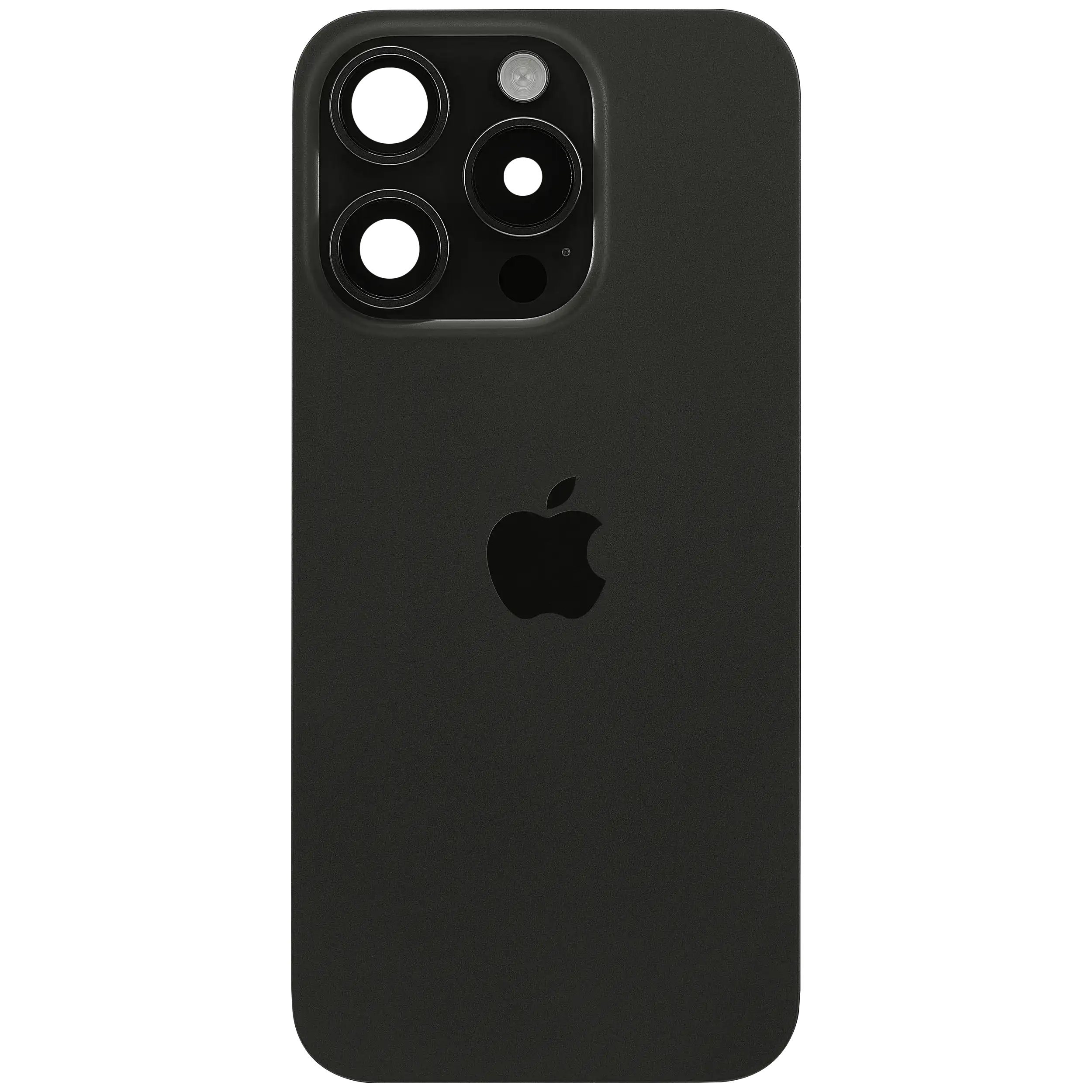 Rückglas mit MagSafe Magnet & NFC & Taschenlampen-Flexkabel für IPhone 15 Pro (Original) (Black Titanium) – Bild 3