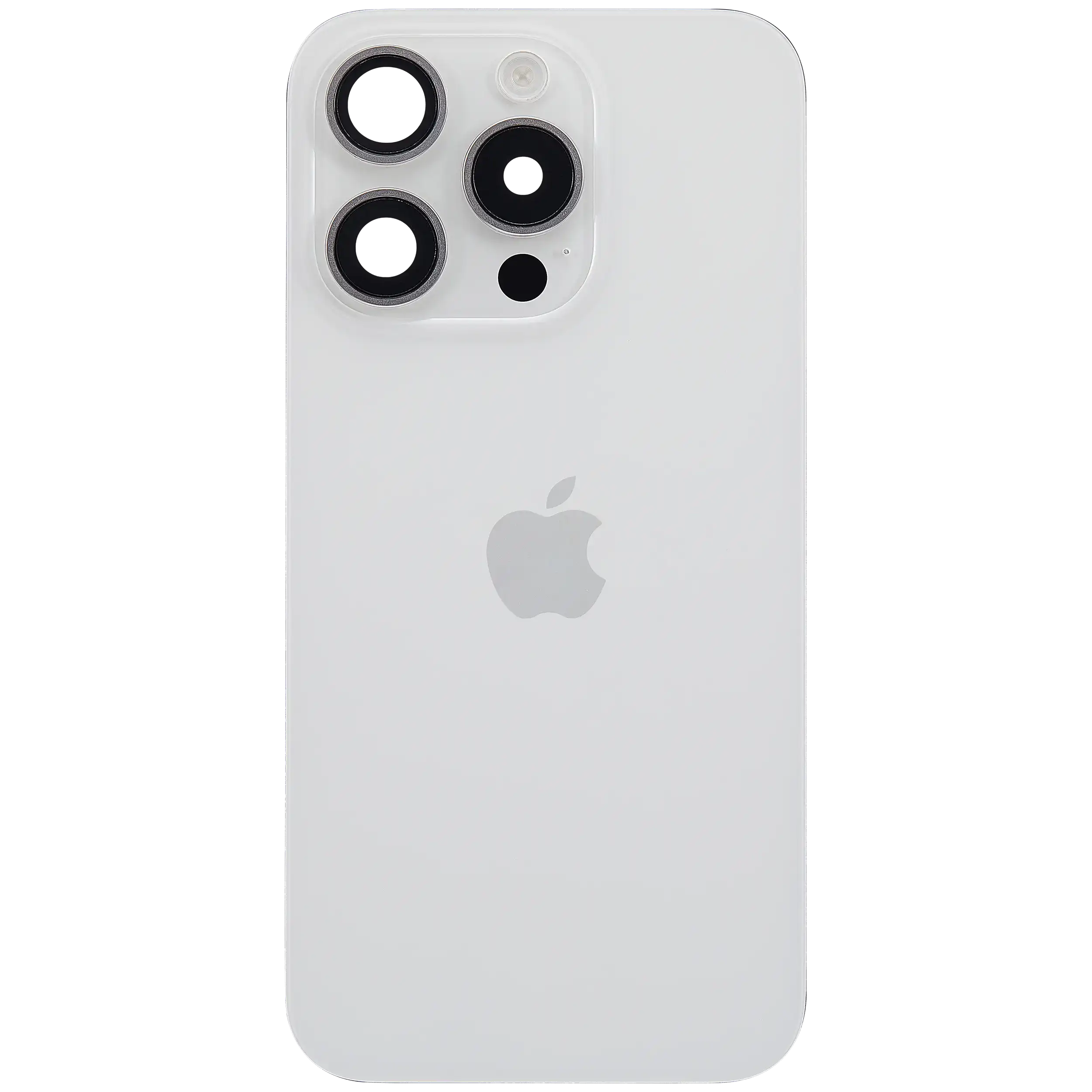 Rückglas mit MagSafe Magnet & NFC & Taschenlampen-Flexkabel für IPhone 15 Pro (Original) (White Titanium) – Bild 3