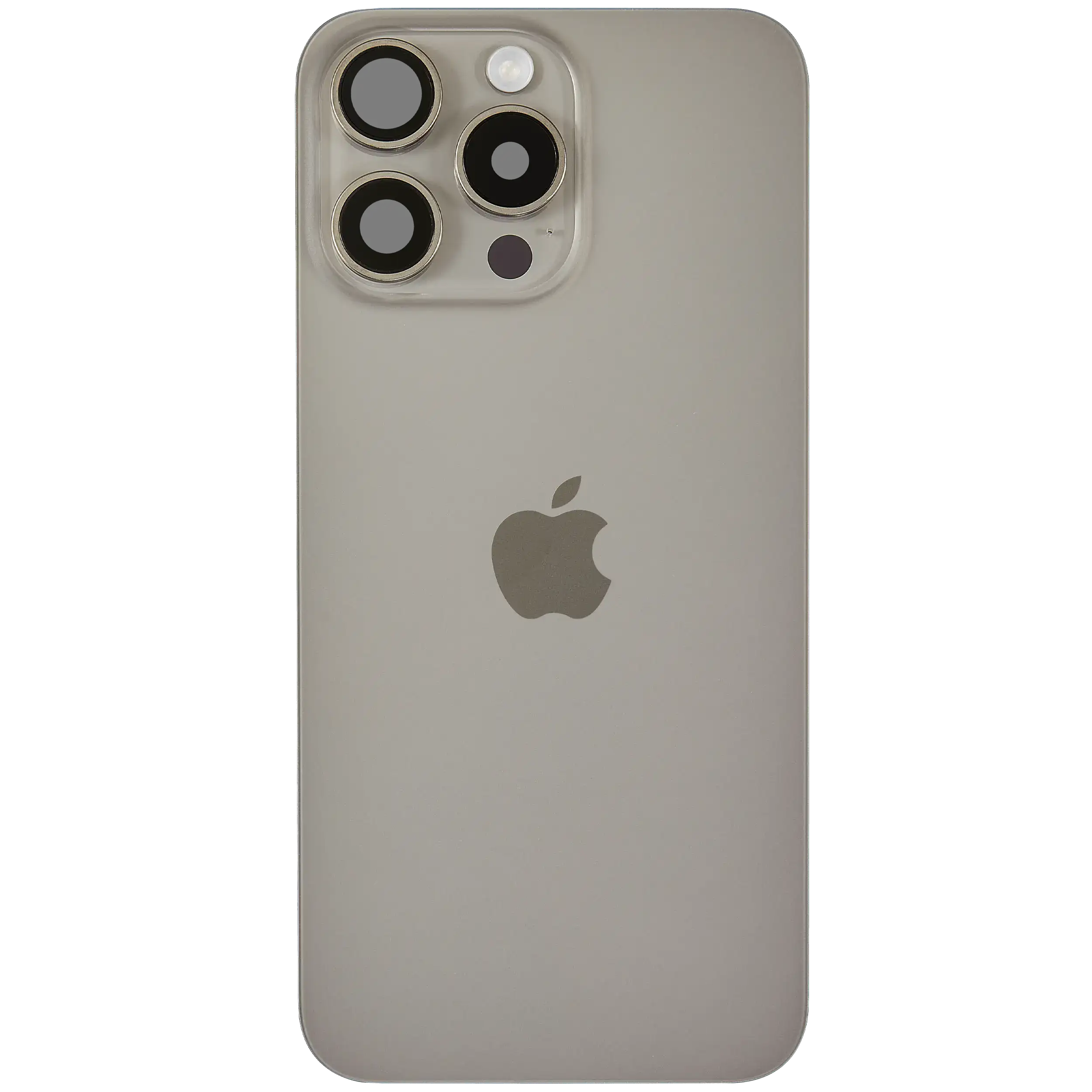 Rückglas mit MagSafe Magnet & NFC & Taschenlampen-Flexkabel für IPhone 15 Pro (Original) (Natural Titanium) – Bild 3