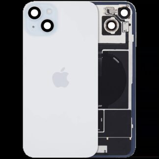Rückglas mit MagSafe Magnet & NFC & Taschenlampen-Flexkabel für IPhone 15 Plus (Original) (Blue (Blau))