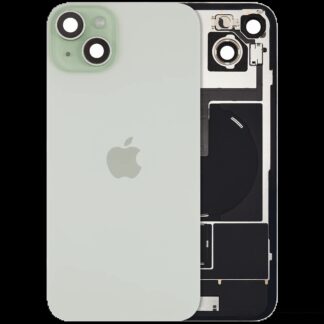 Rückglas mit MagSafe Magnet & NFC & Taschenlampen-Flexkabel für IPhone 15 Plus (Original) (Green (Grün))