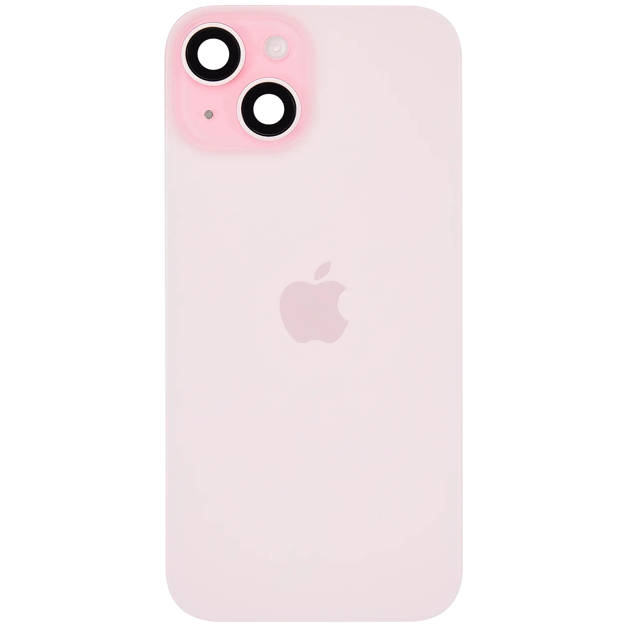 Rückglas mit MagSafe Magnet & NFC & Taschenlampen-Flexkabel für IPhone 15 (Original) (Pink (Rosa)) – Bild 3