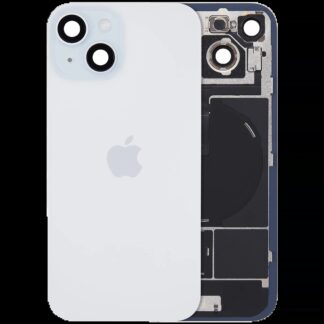 Rückglas mit MagSafe Magnet & NFC & Taschenlampen-Flexkabel für IPhone 15 (Original) (Blue (Blau))