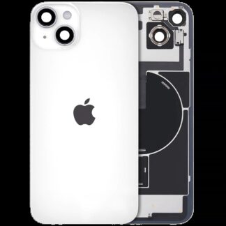 Rückglas mit MagSafe Magnet & NFC & Taschenlampen-Flexkabel für iPhone 14 Plus (Original) (Starlight)