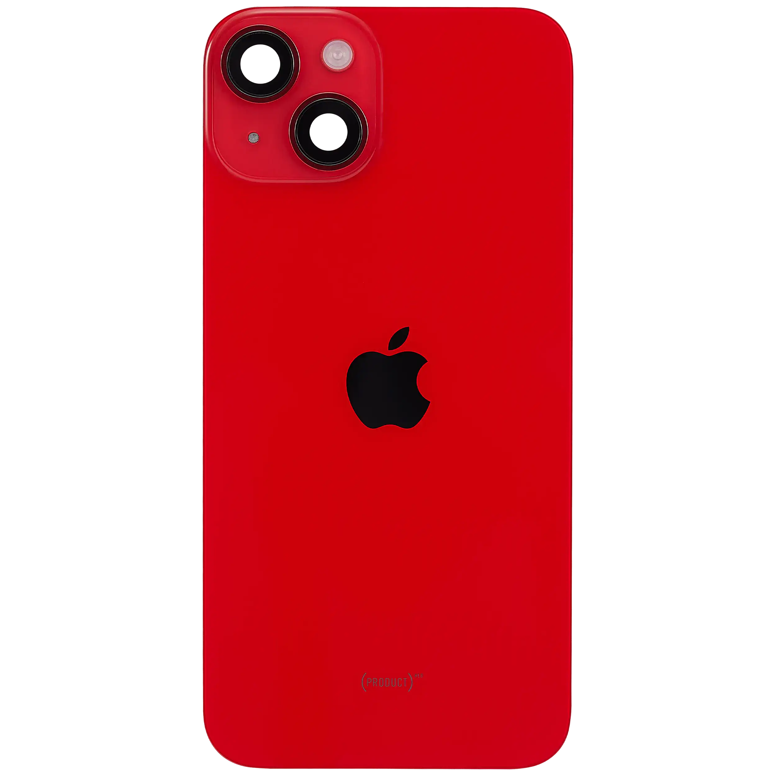 Rückglas mit MagSafe Magnet & NFC & Taschenlampen-Flexkabel für iPhone 14 (Original) (Red (Rot)) – Bild 3