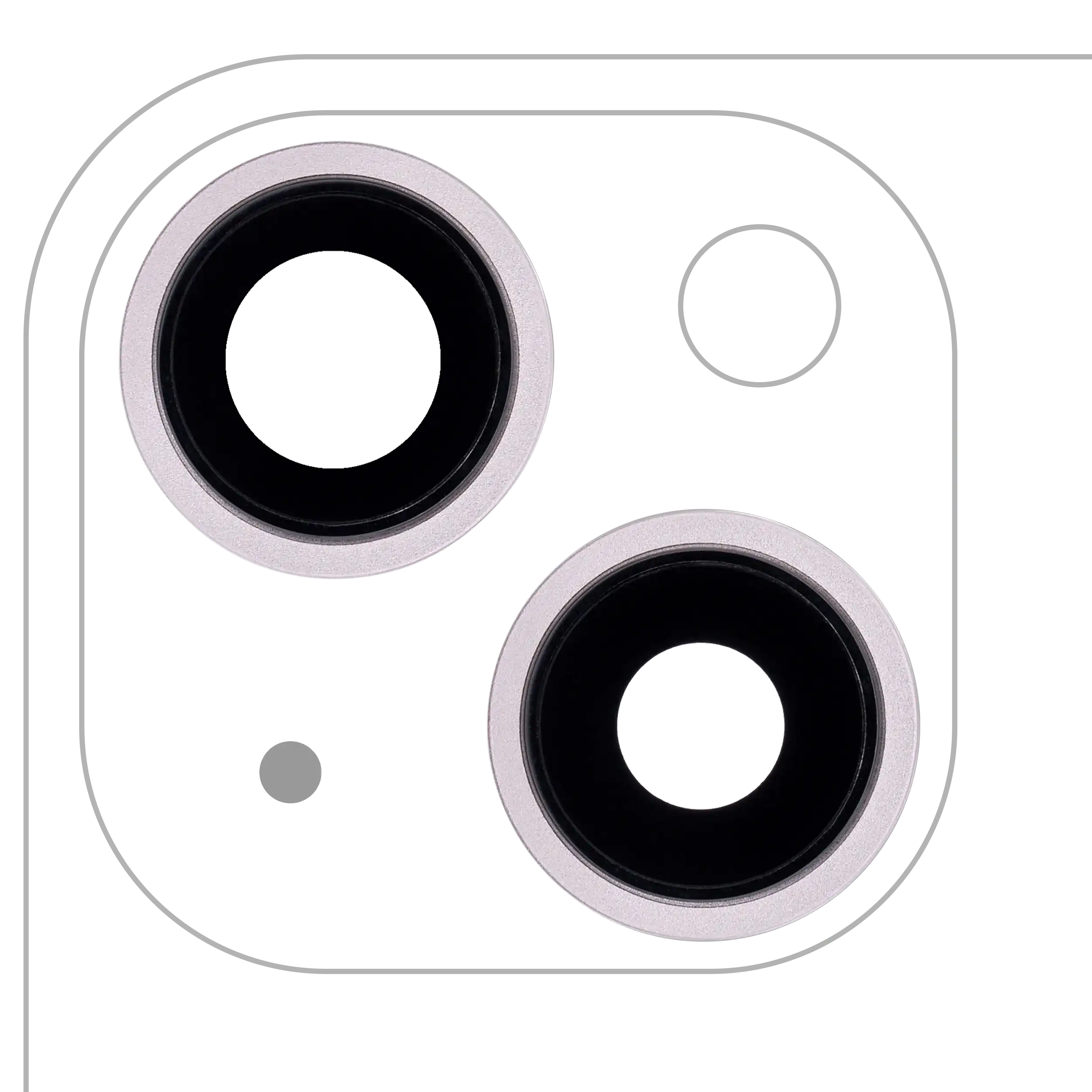 Rückkamera-Blendenring einzeln für iPhone 13 / 13 Mini (2-teiliges Set) (Starlight) (10er-Pack) – Bild 4