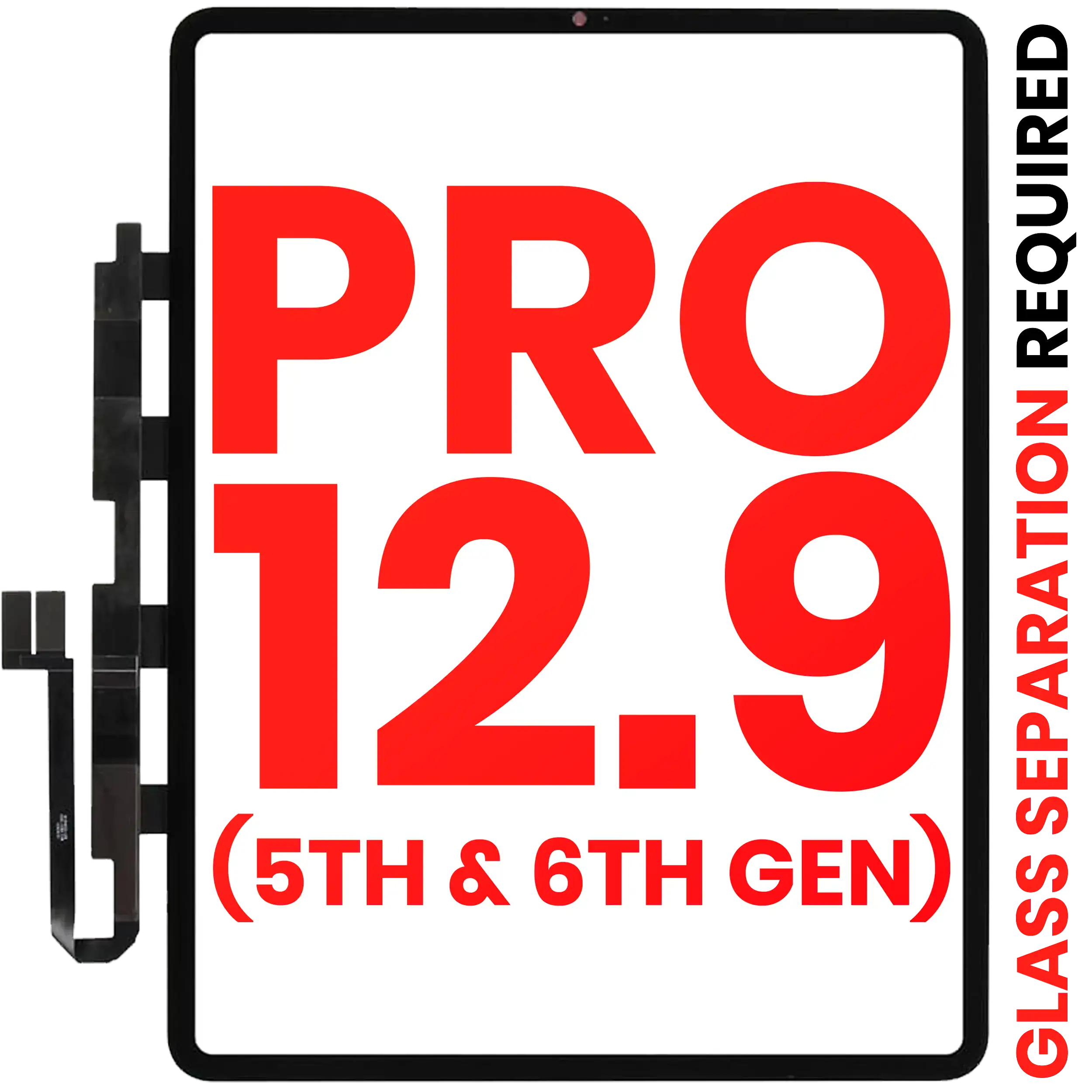 Touchscreen-Digitizer für iPad Pro 11" 5th Gen (2024) (OCA vormontiert & Glas Separation erforderlich) (Premium) – Bild 5