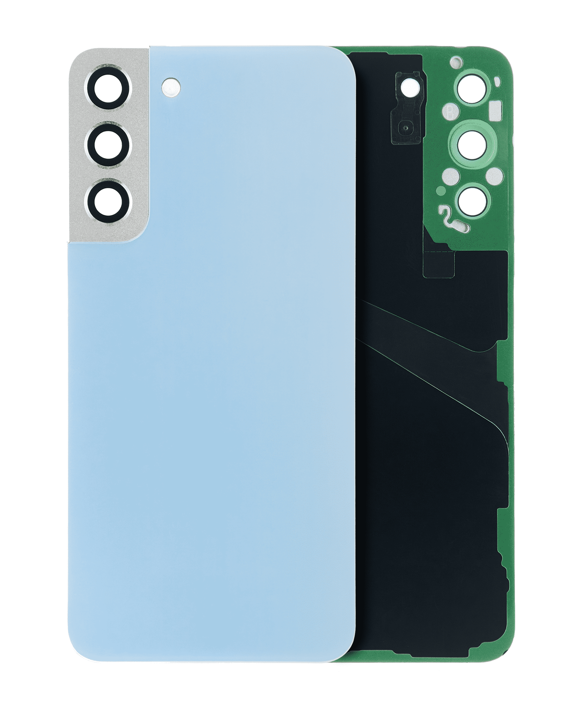 Rückdeckelglas mit Kameraglas für Samsung Galaxy S22 Plus (Service Pack) (Cream) – Bild 4