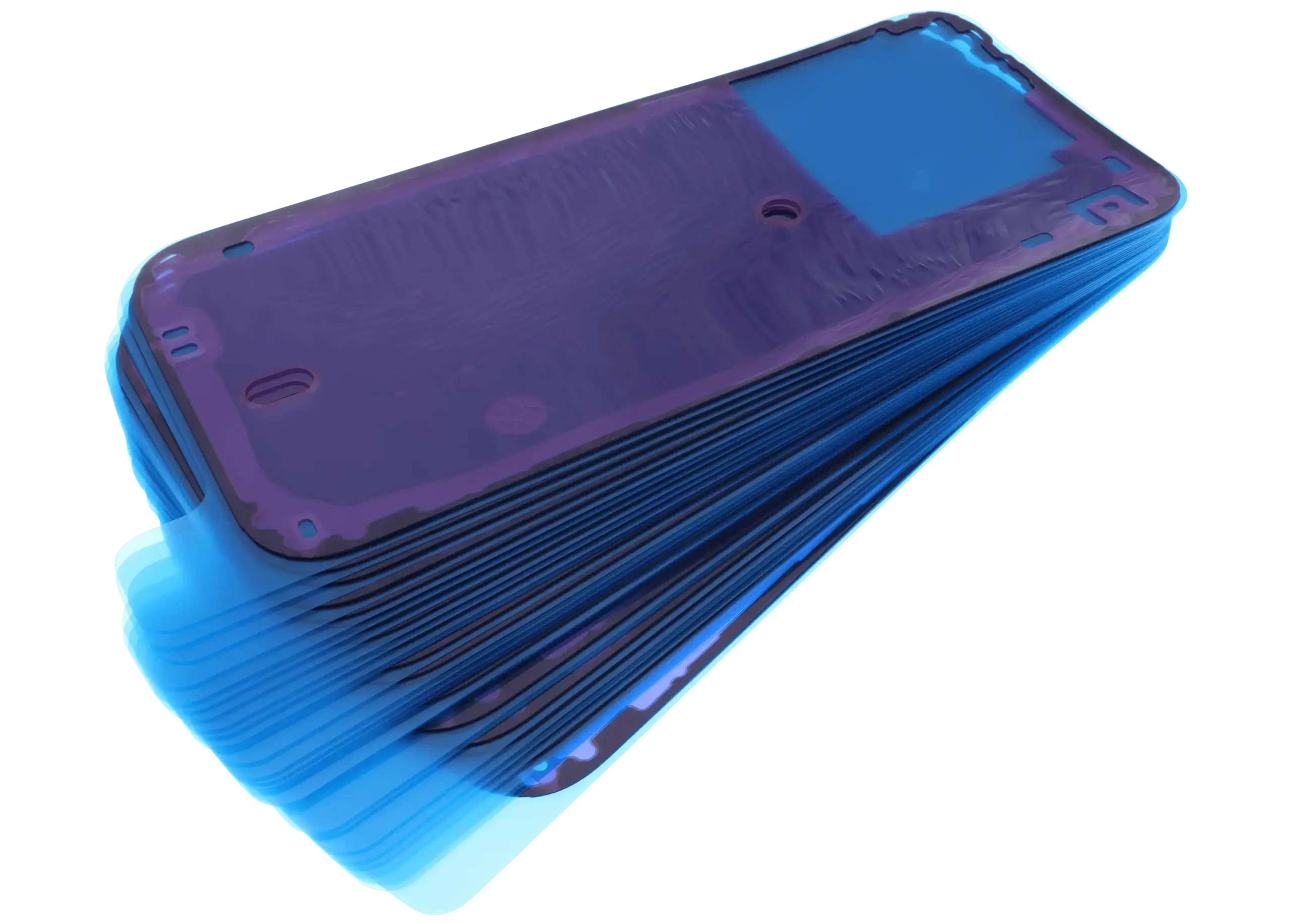 Waterproof Rückdeckelglas Klebefolie für iPhone 16 Pro (Original) (30er-Pack) – Bild 3
