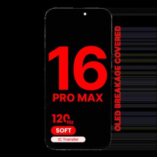 OLED Display für iPhone 16 Pro Max (Aftermarket Pro: XO7 Soft) (120HZ)