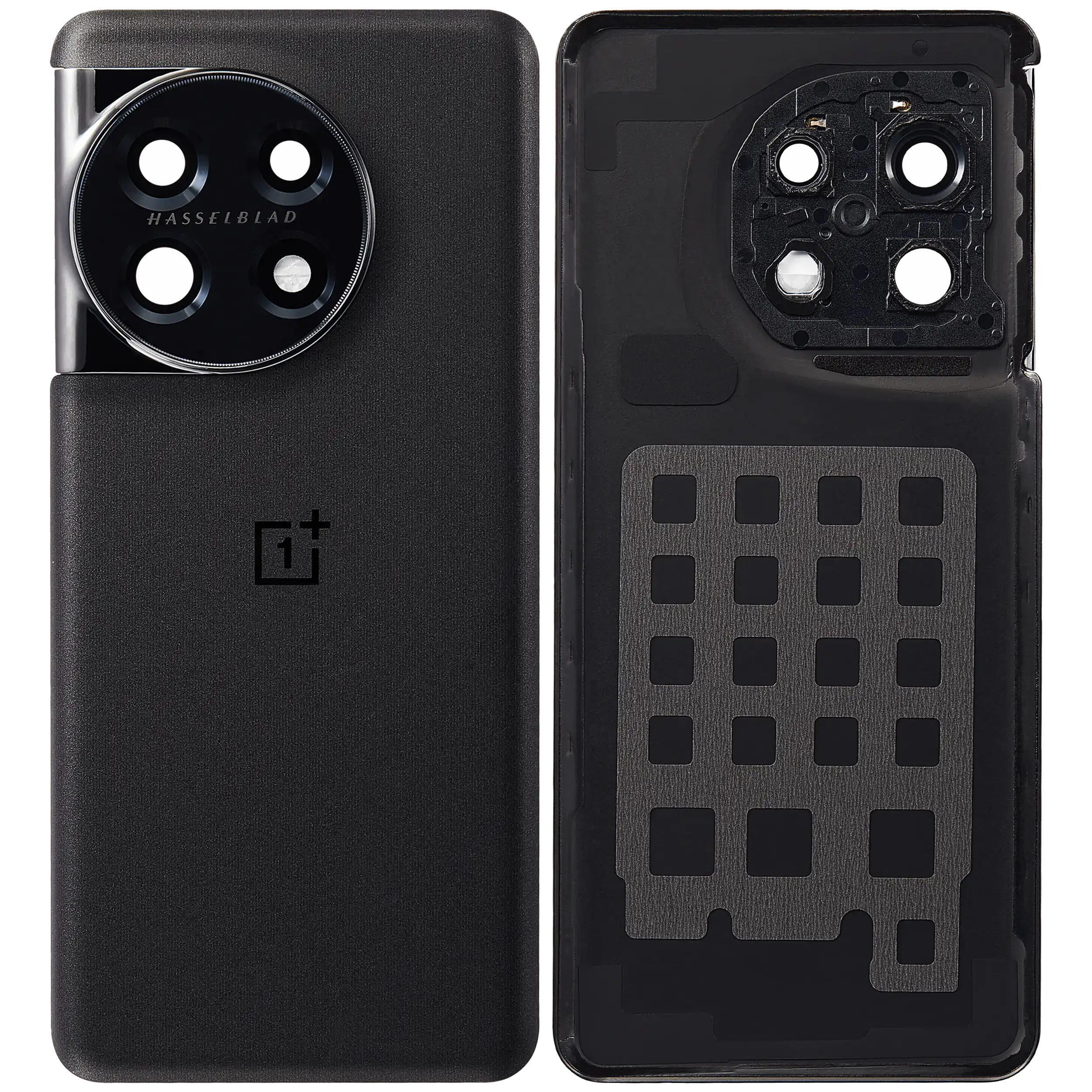 Rückdeckelglas mit Kameraglas Halterung für OnePlus 11 (Titan Black) – Bild 2
