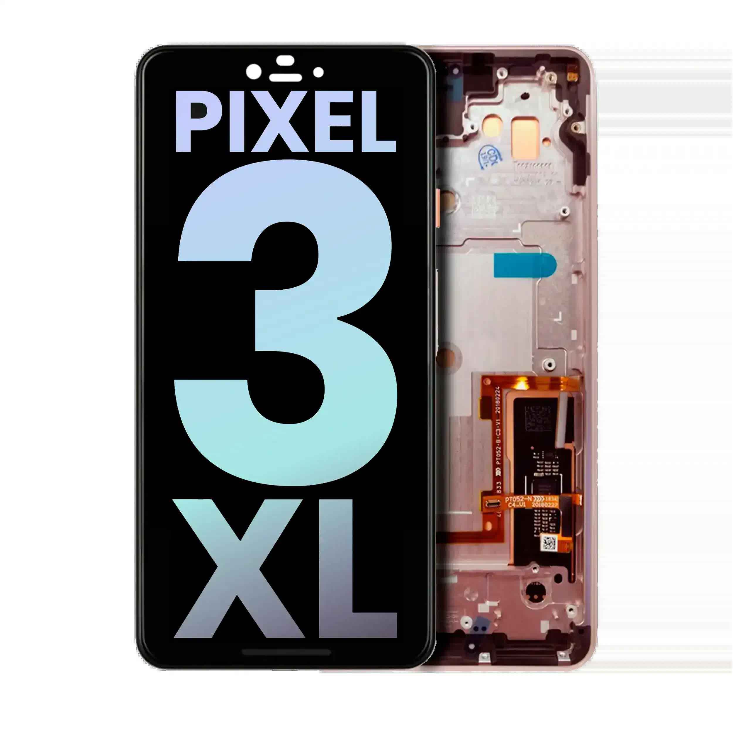 OLED Display mit Rahmen für Google Pixel 3 XL (Original) (Not Pink)