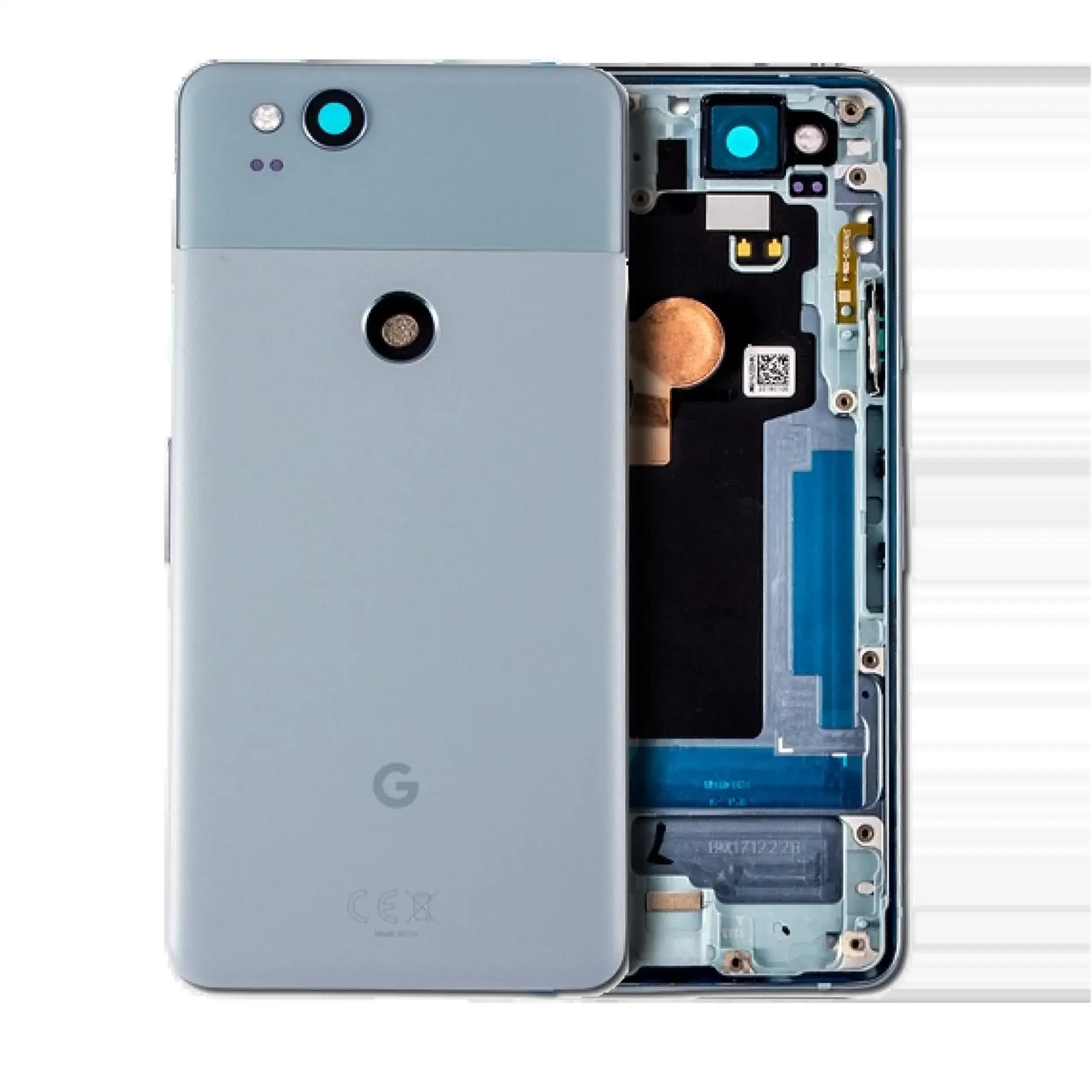Rückgehäuse mit Kleinteilen vormontiert für Google Pixel 2 (Original) (Kinda Blue)