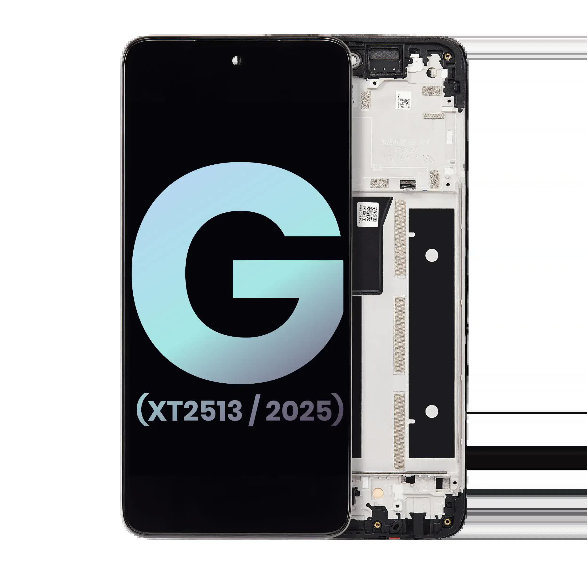 LCD Display mit Rahmen für Motorola Moto G 5G (XT2513 / 2025) (Original)