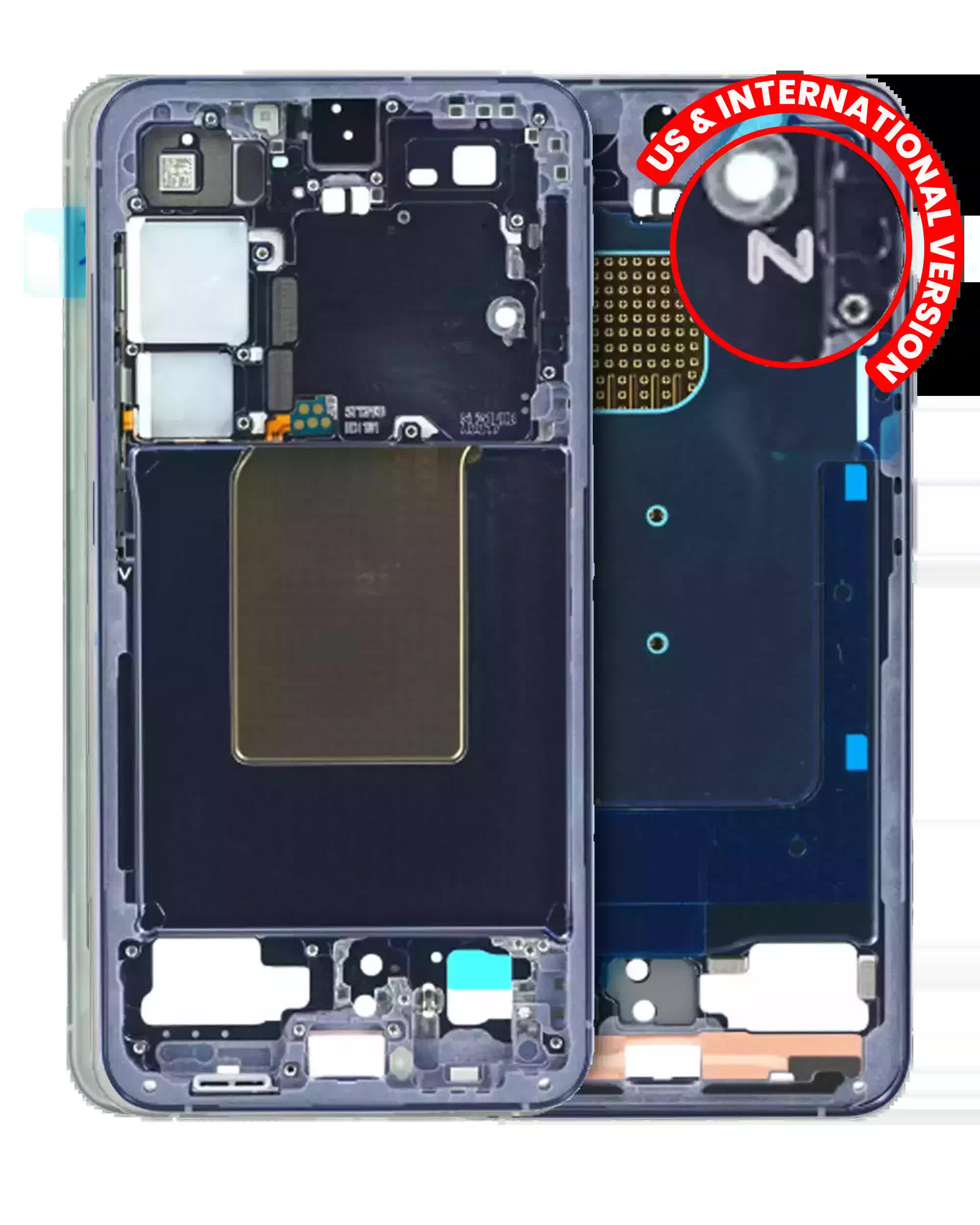 Mittelrahmen für Samsung Galaxy S24 5G (US & International Version) (Cobalt Violet)