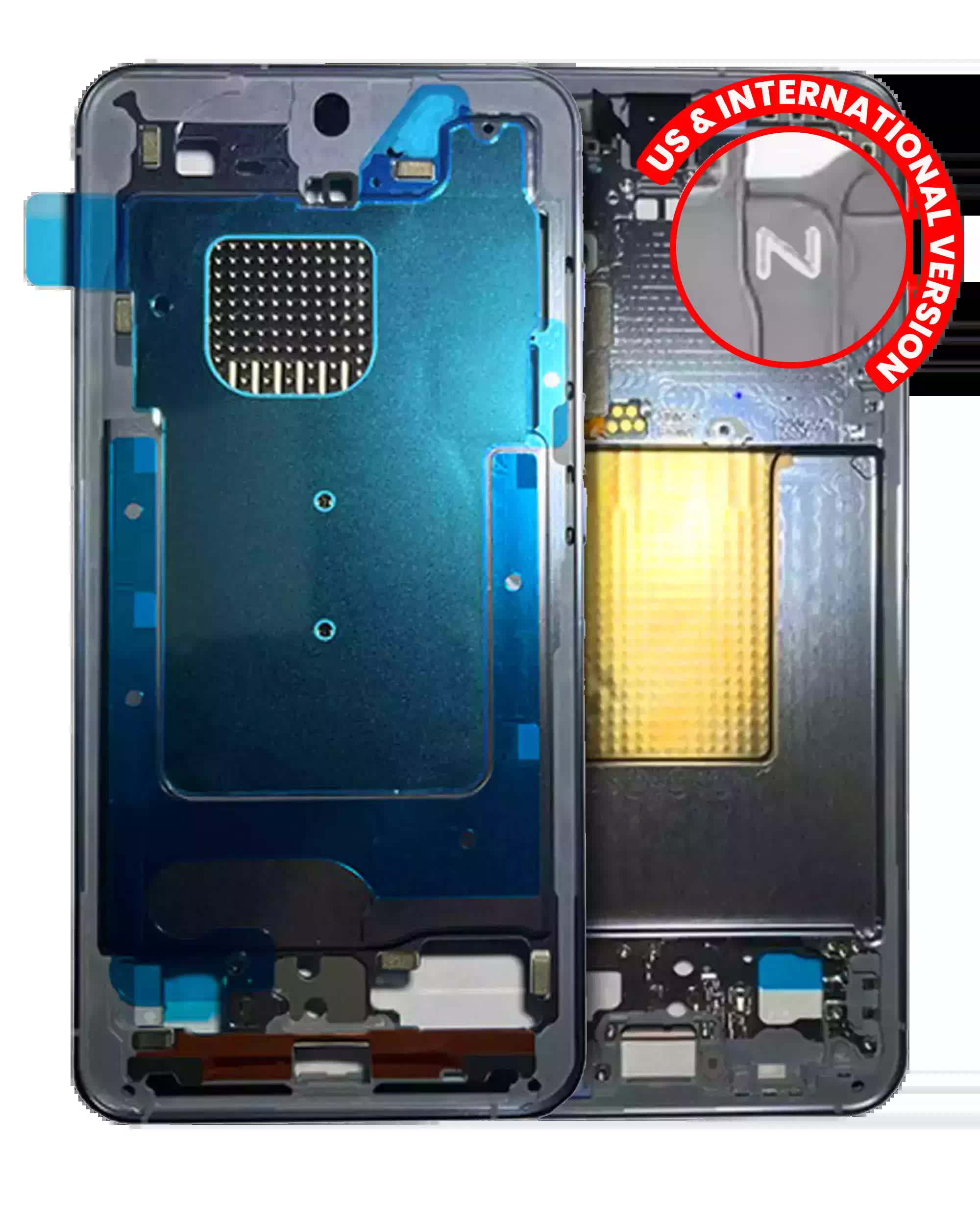 Mittelrahmen für Samsung Galaxy S24 5G (US & International Version) (Sapphire Blue)