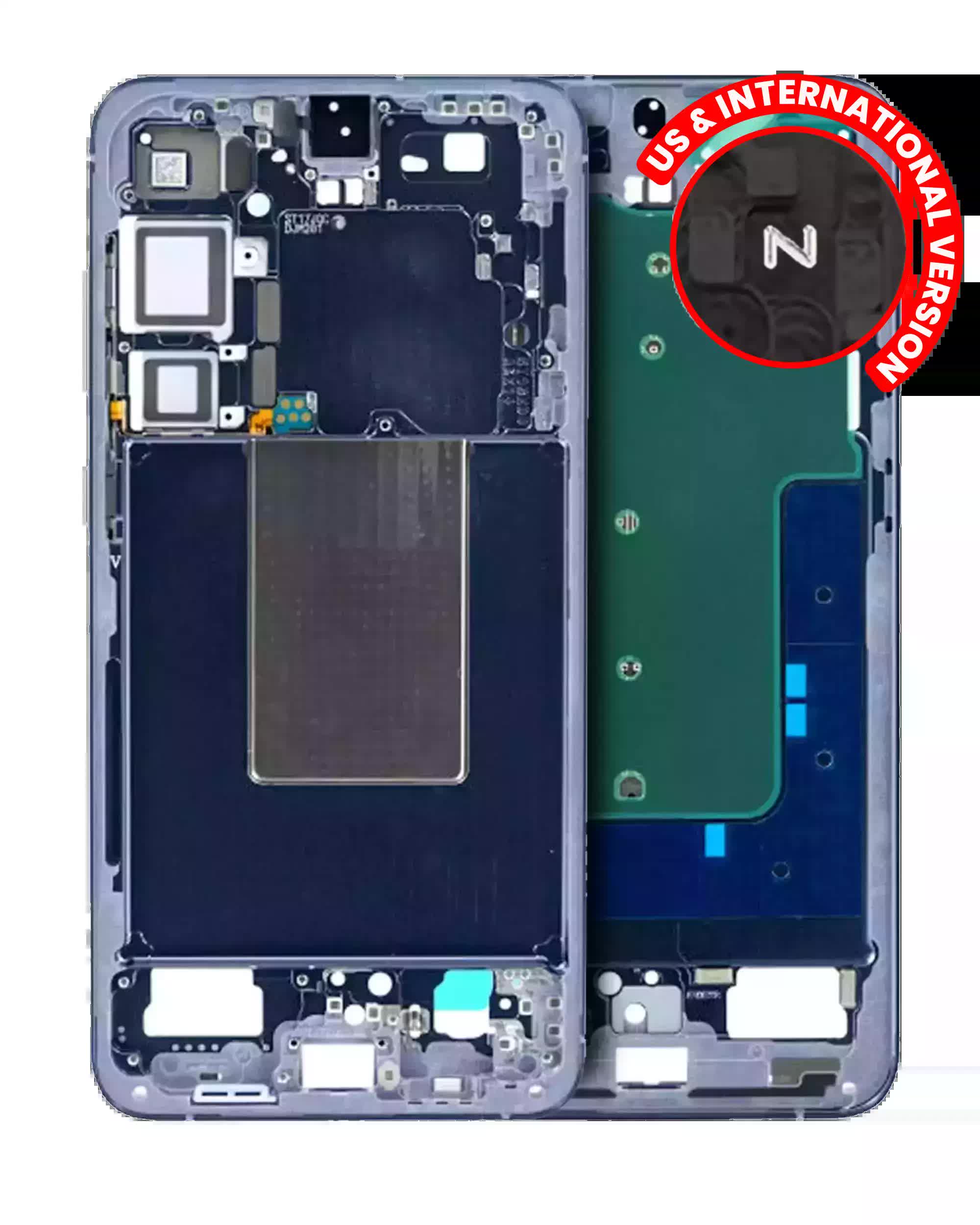 Mittelrahmen für Samsung Galaxy S24 Plus 5G (US & International Version) (Cobalt Violet)