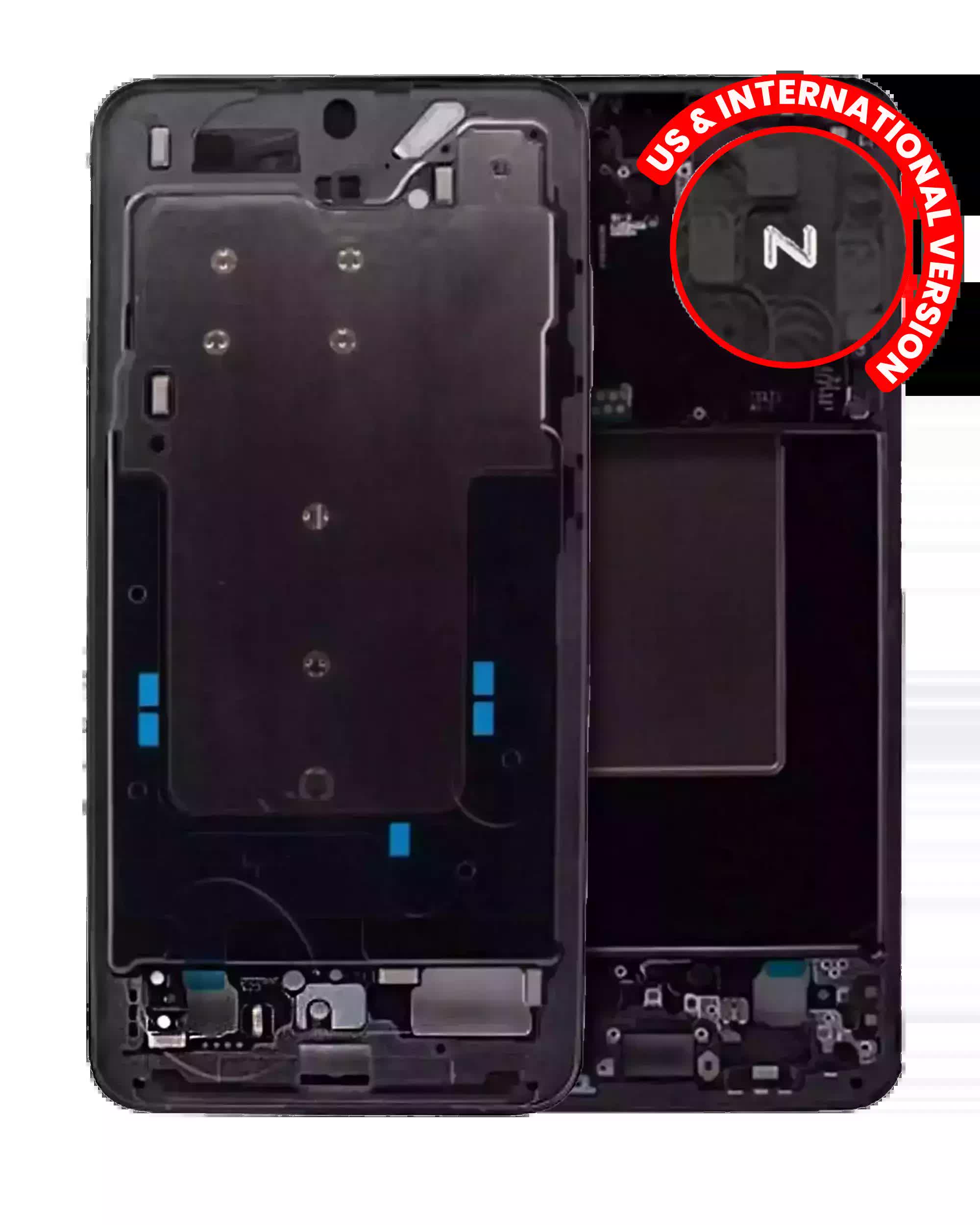 Mittelrahmen für Samsung Galaxy S24 Plus 5G (US & International Version) (Onyx Black)