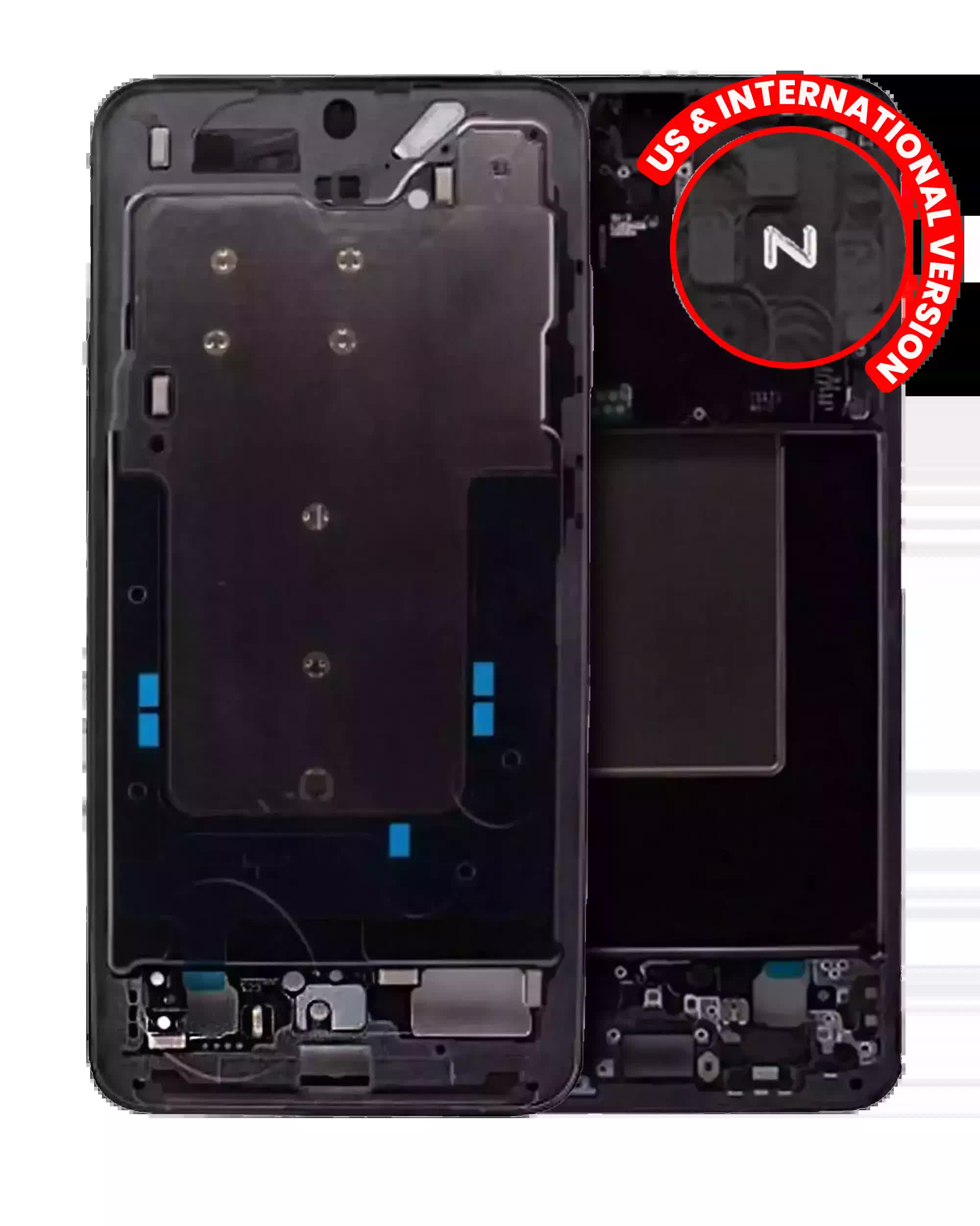 Mittelrahmen für Samsung Galaxy S24 Plus 5G (US & International Version) (Marble Grey)