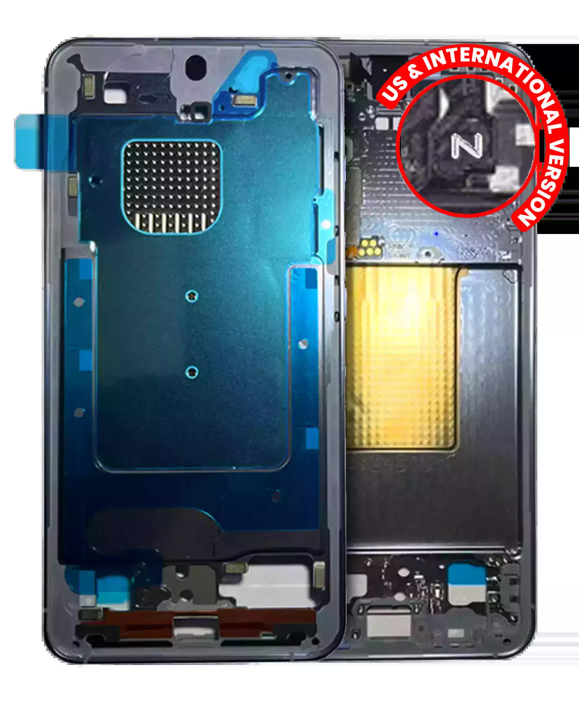 Mittelrahmen für Samsung Galaxy S24 Plus 5G (US & International Version) (Sapphire Blue)