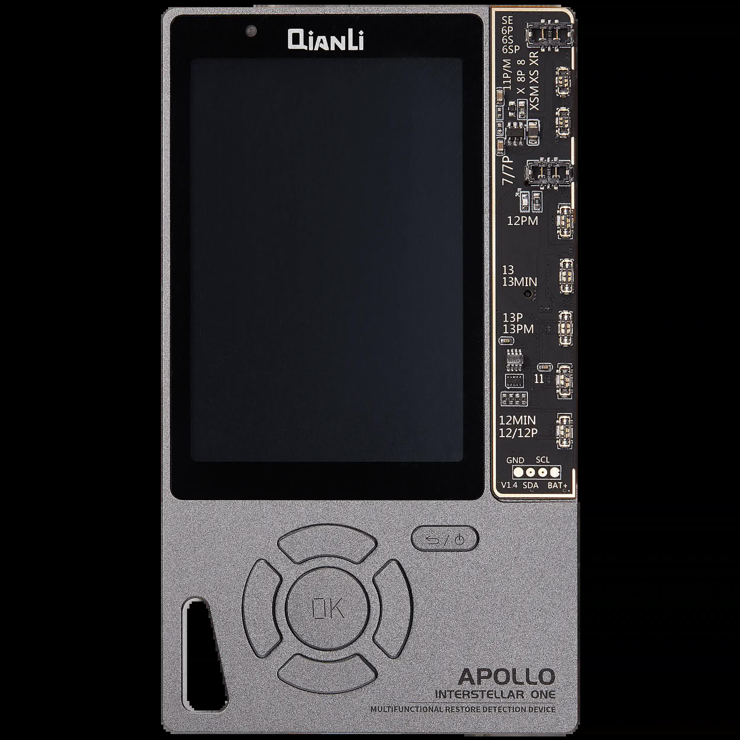 Apollo Interstellar Restore Program und Reading Device (True Tone / Akku Data / Vibrator / MFI Tester / EEPROM Programmer) (Display Up To 11 Pro Ma